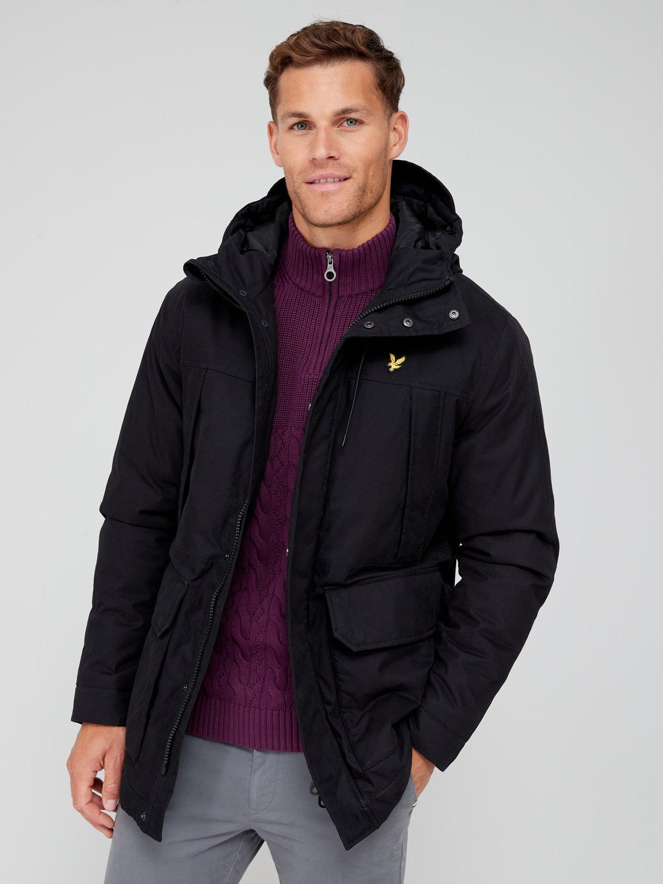Lyle Scott Lyle Scott Microfleece Parka Black Very Ireland