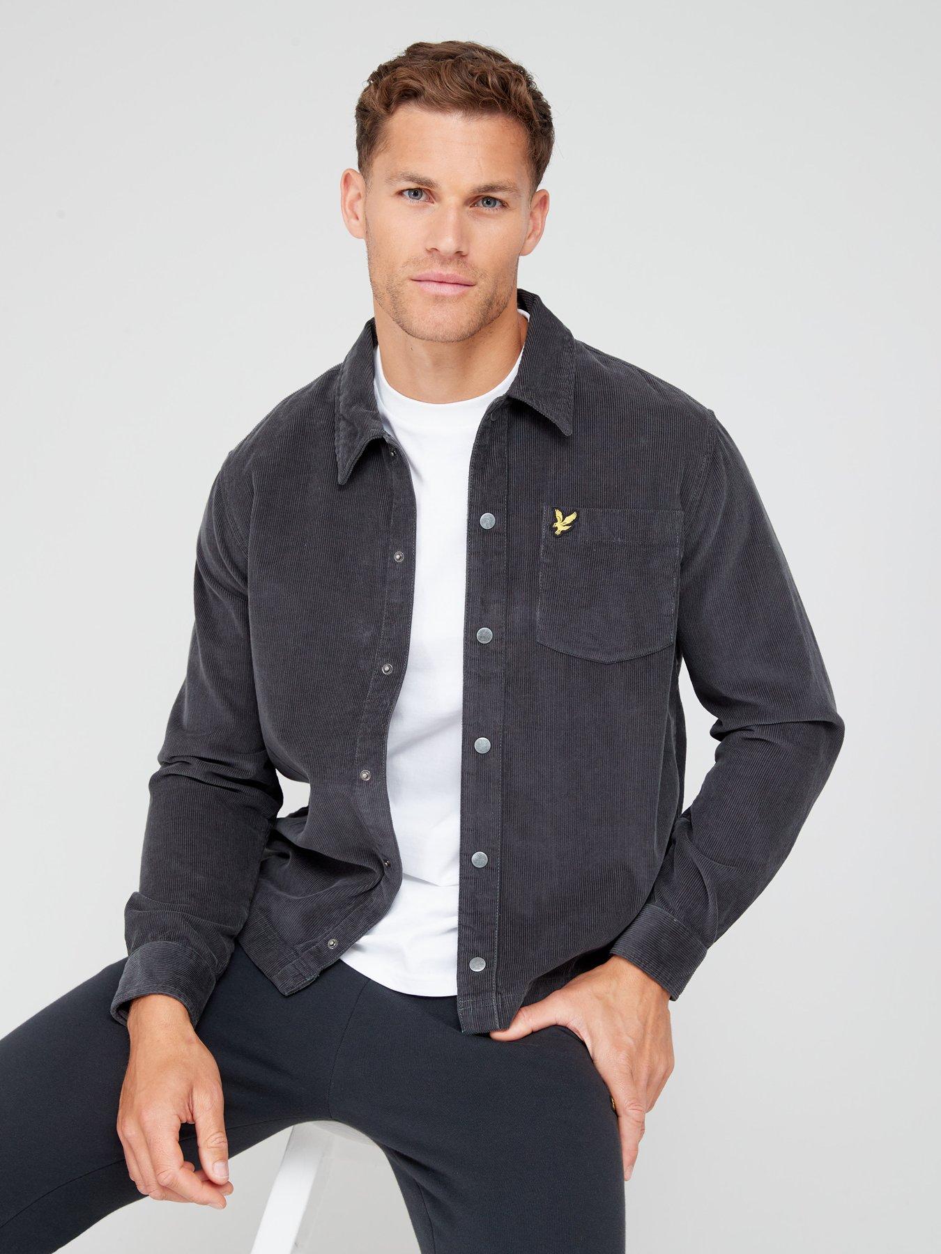 lyle and scott cord overshirt