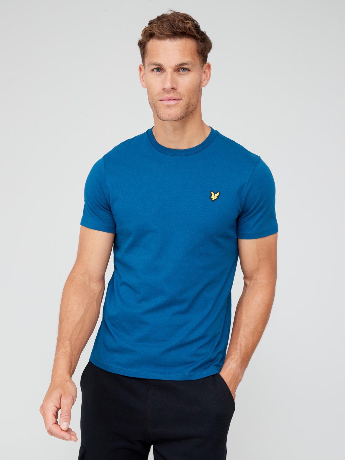 lyle-scott-regular-fit-plain-t-shirt-navy