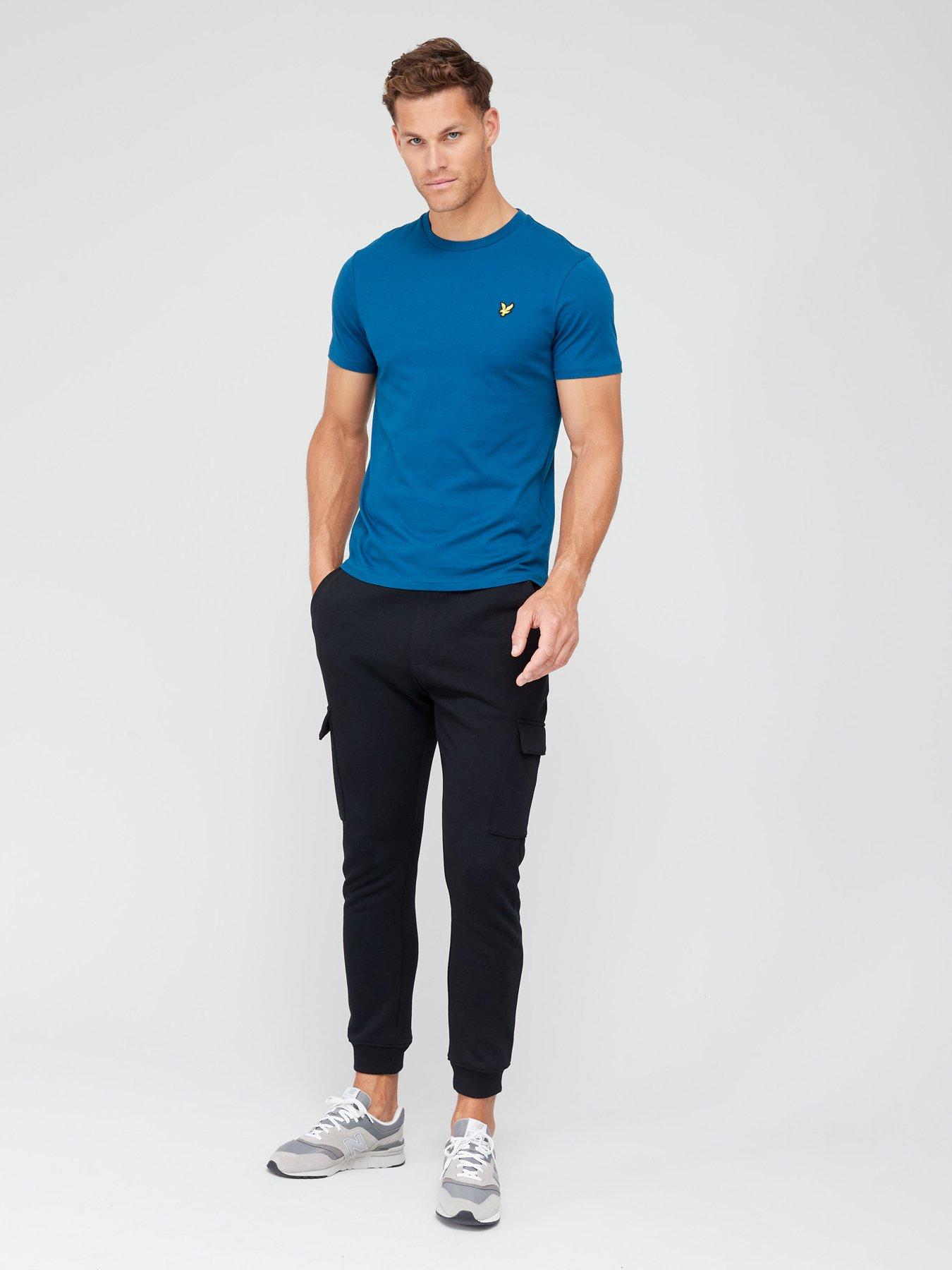 lyle-scott-regular-fit-plain-t-shirt-navyback