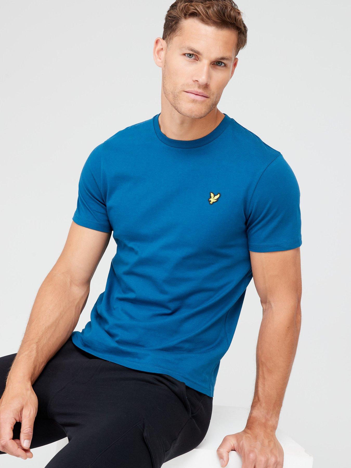 lyle-scott-regular-fit-plain-t-shirt-navydetail