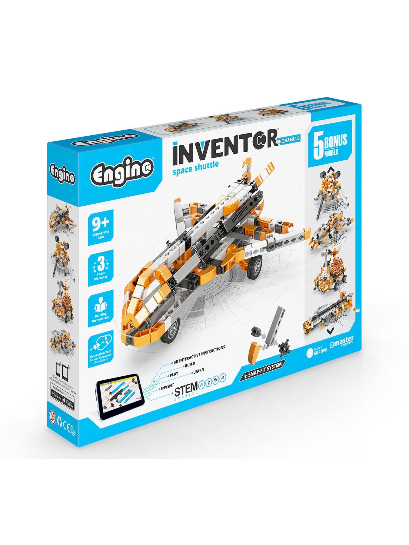 Image of Engino INVENTOR MECHANICS Space Shuttle with 5 bonus models
