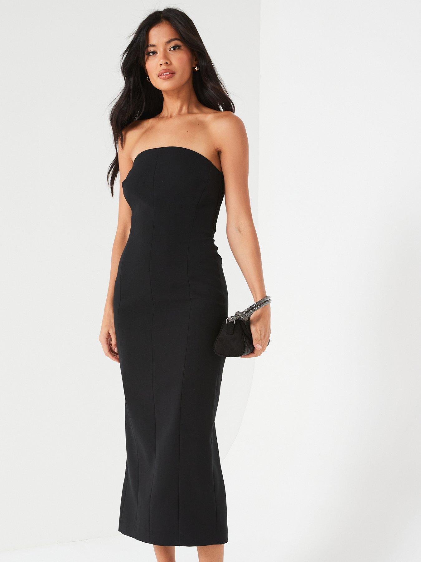 v-by-very-bandeau-midi-dress-blackback