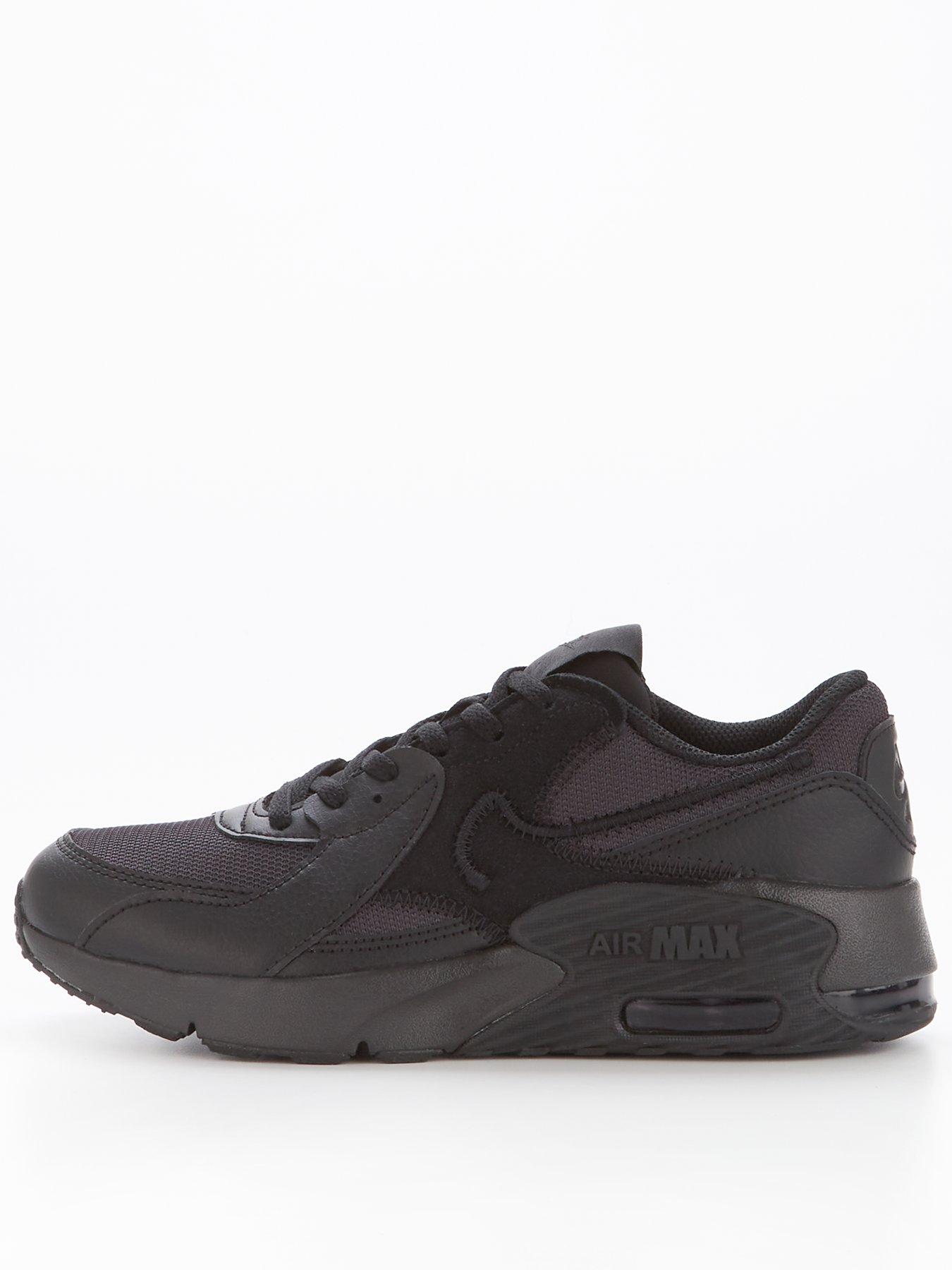 Nike trainers kids black best sale