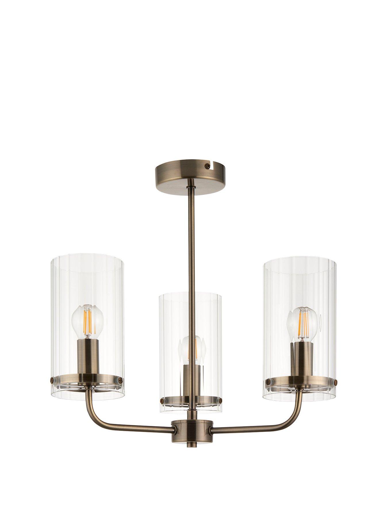 Image 2 of 5 of The Very Collection Stanton 3-Light Pendant Light Fixture