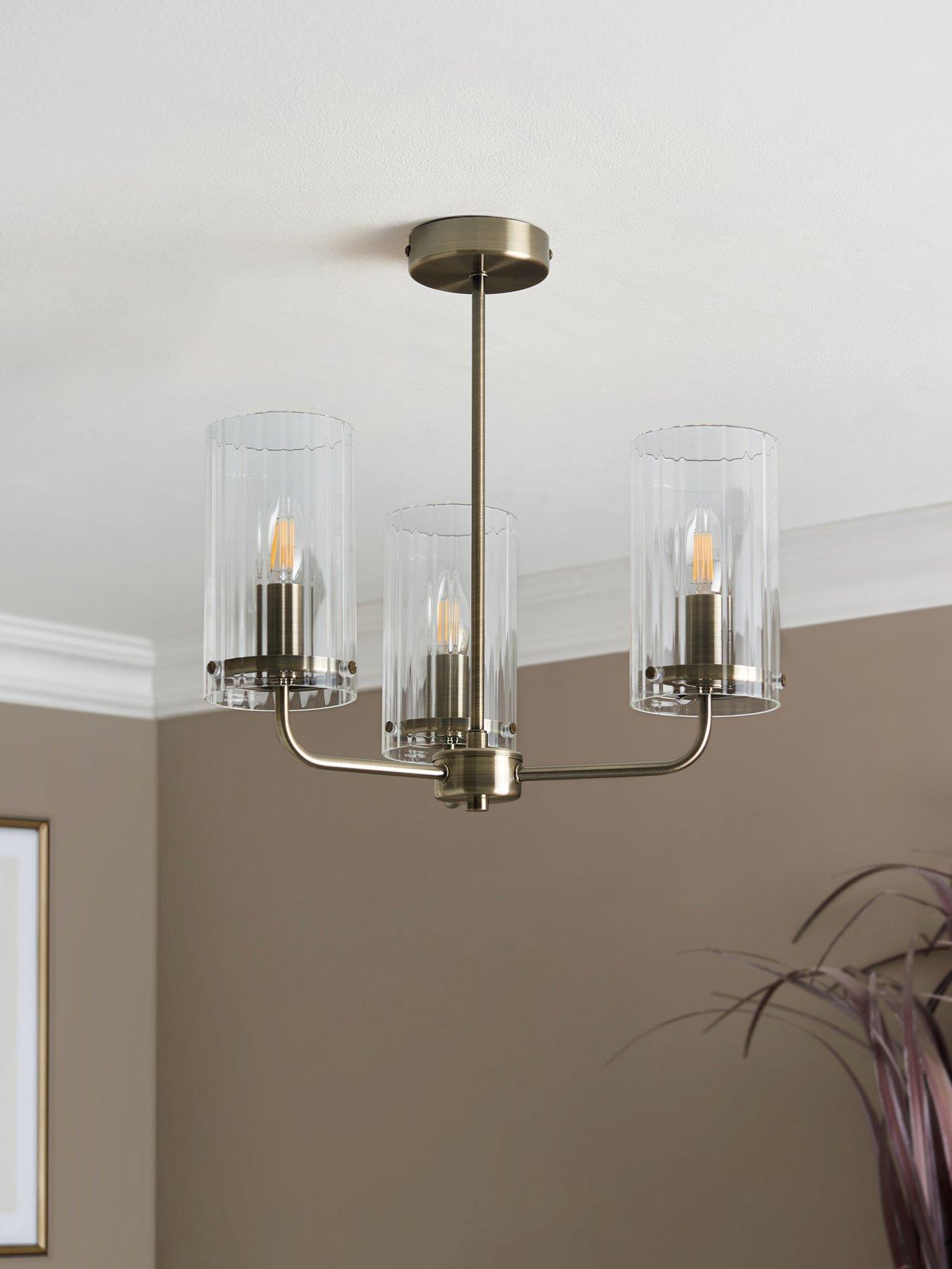 Image 3 of 5 of The Very Collection Stanton 3-Light Pendant Light Fixture