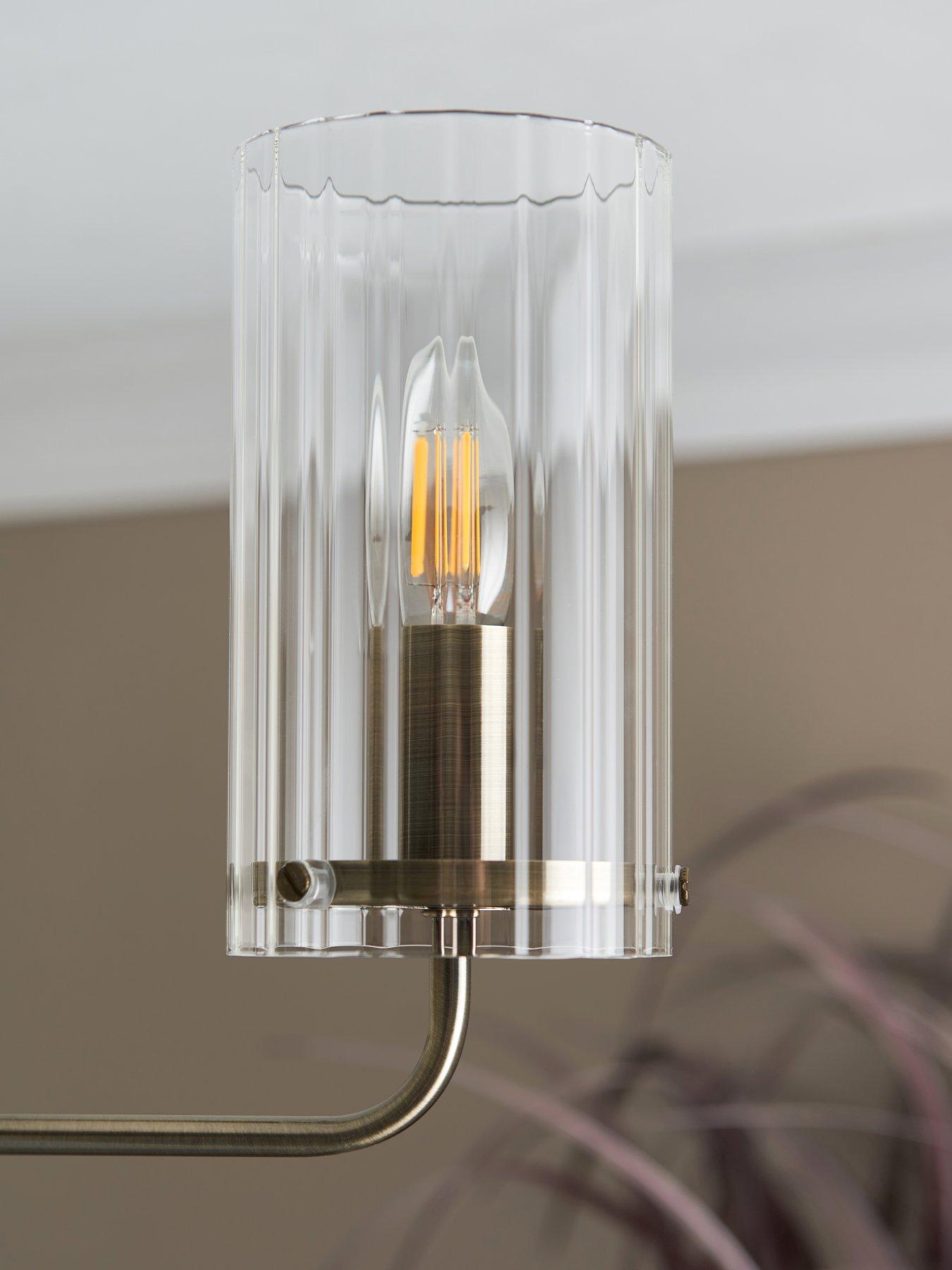Image 4 of 5 of The Very Collection Stanton 3-Light Pendant Light Fixture