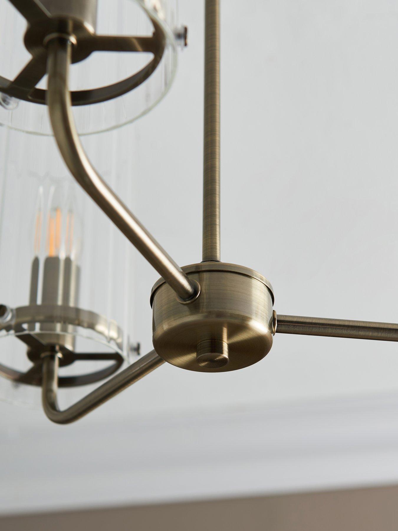 Image 5 of 5 of The Very Collection Stanton 3-Light Pendant Light Fixture