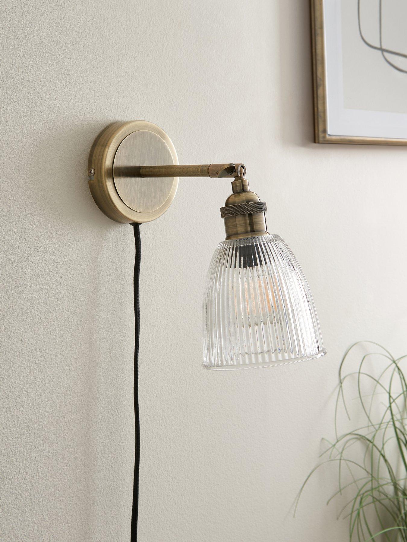 Image 3 of 6 of The Very Collection Hellie Plug-in Wall Light