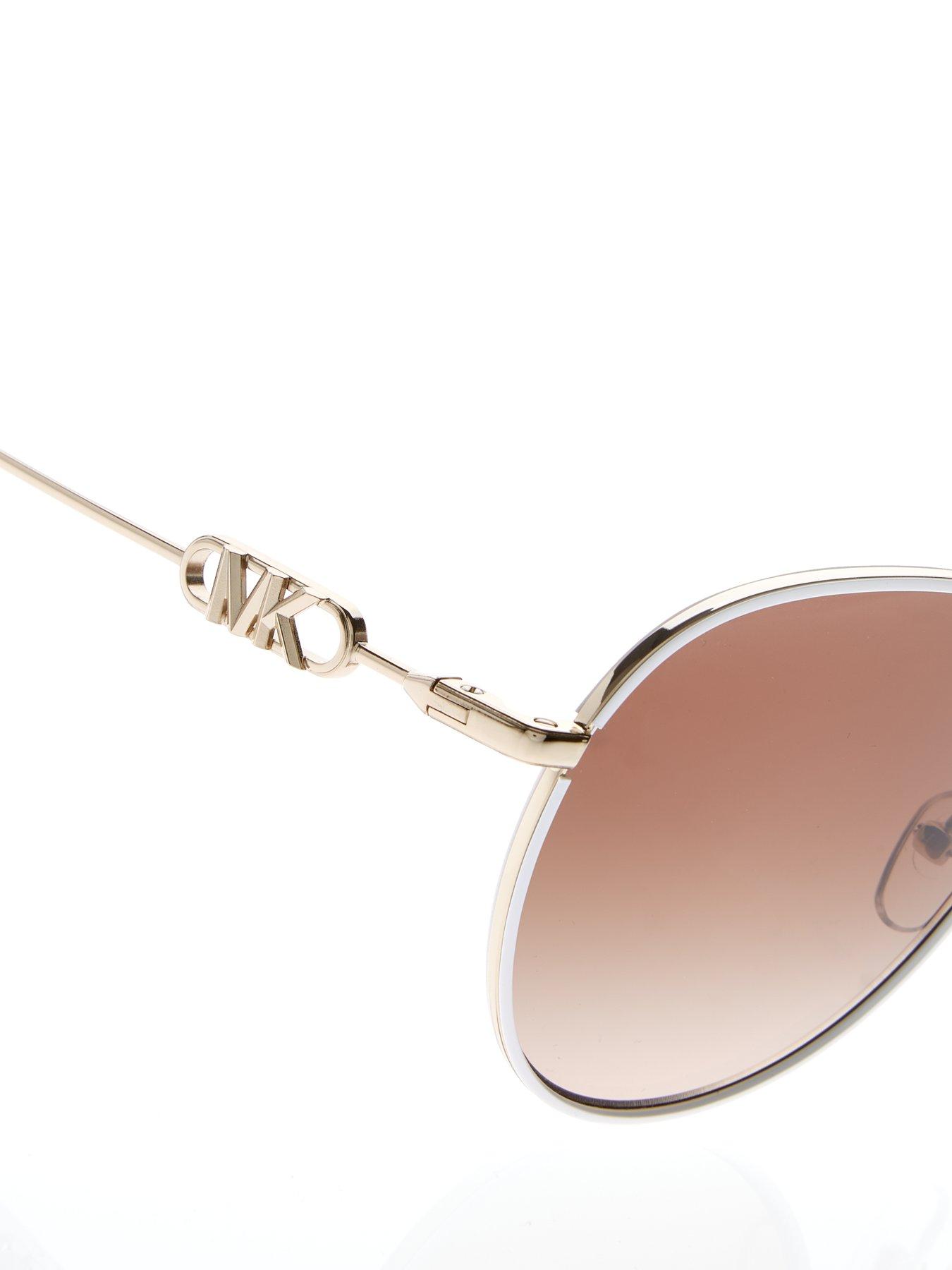 Michael kors gold aviator sunglasses sale