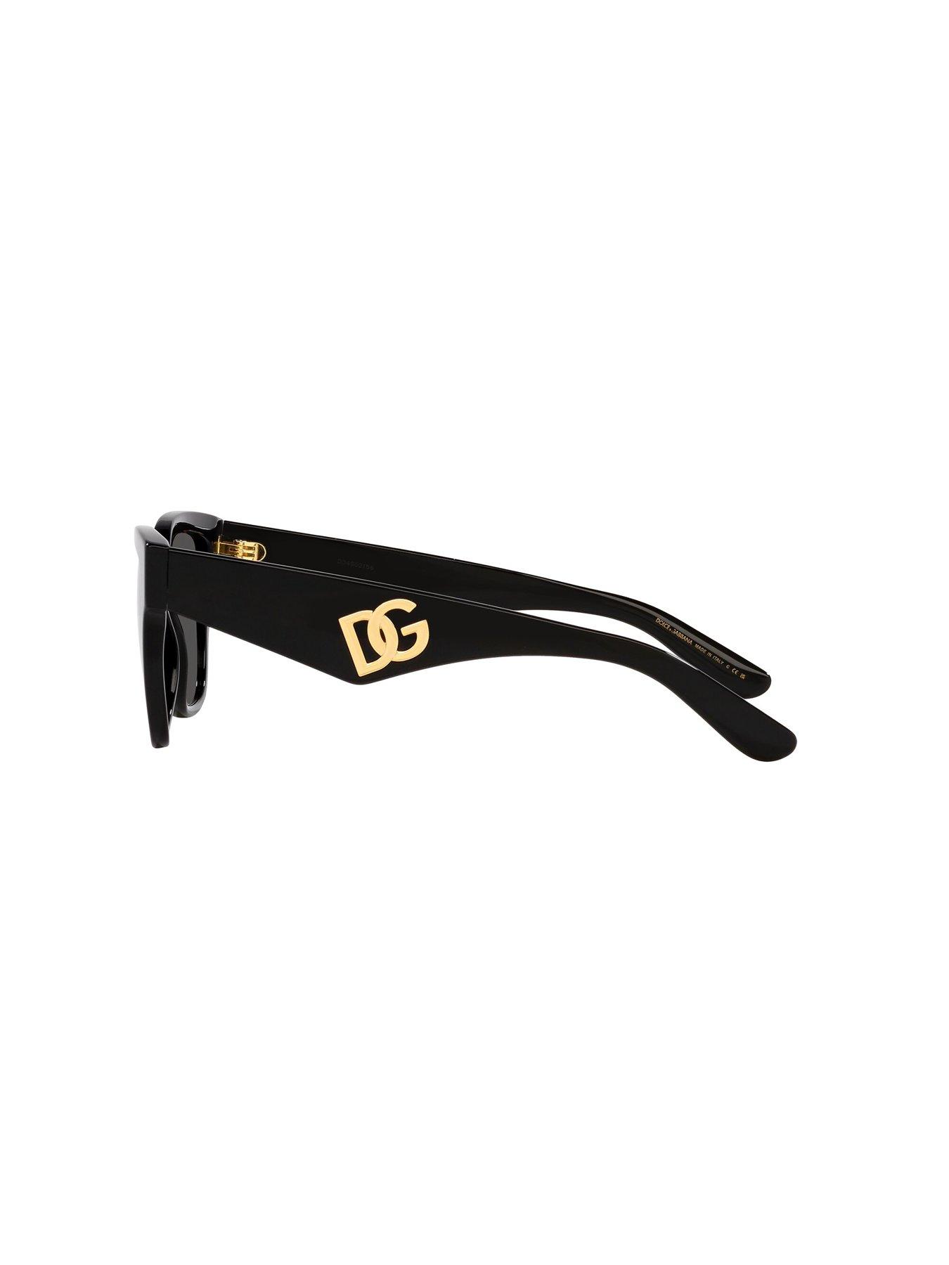 Image 2 of 4 of Dolce & Gabbana D&amp;G Butterfly Acetate Sunglasses - Black