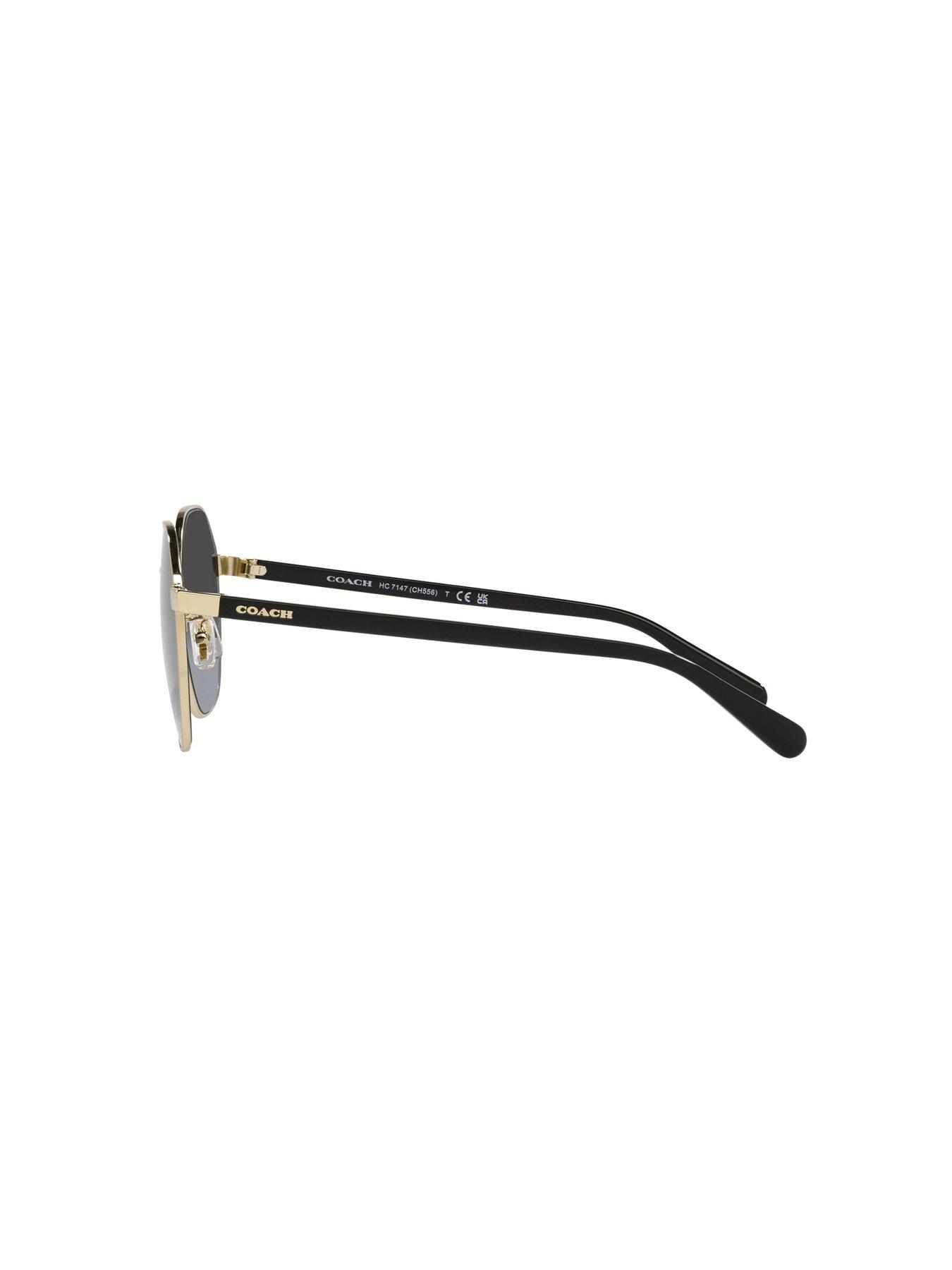 Image 2 of 4 of COACH Irregular Metal Sunglasses