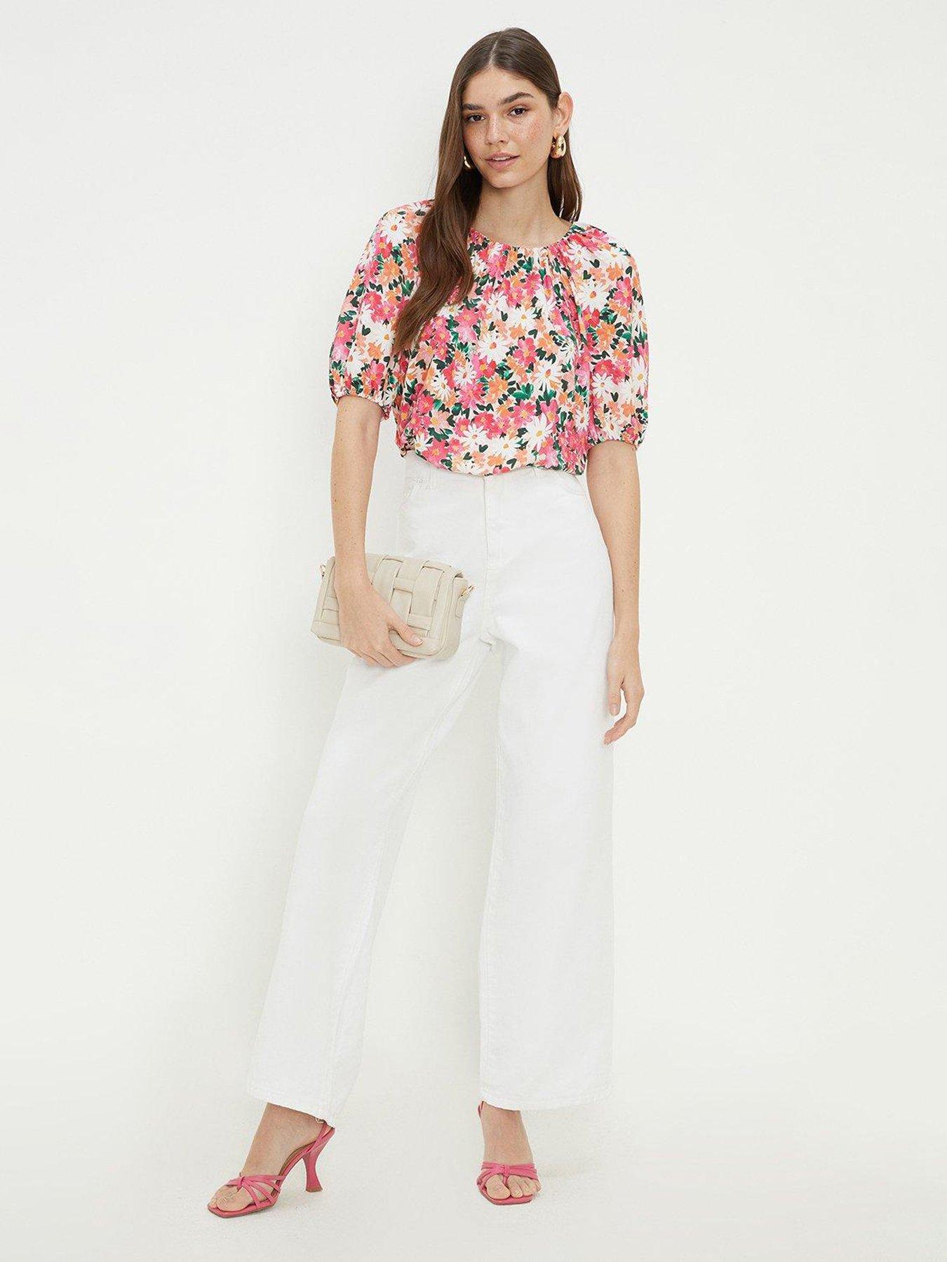 dorothy-perkins-floral-puff-sleeve-blouse-multiback