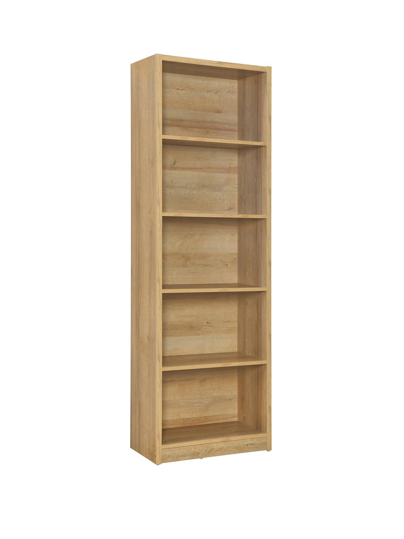 Image 3 of 6 of The Very Collection Metro Tall Wide Bookcase - Oak- FSC&reg; Certified
