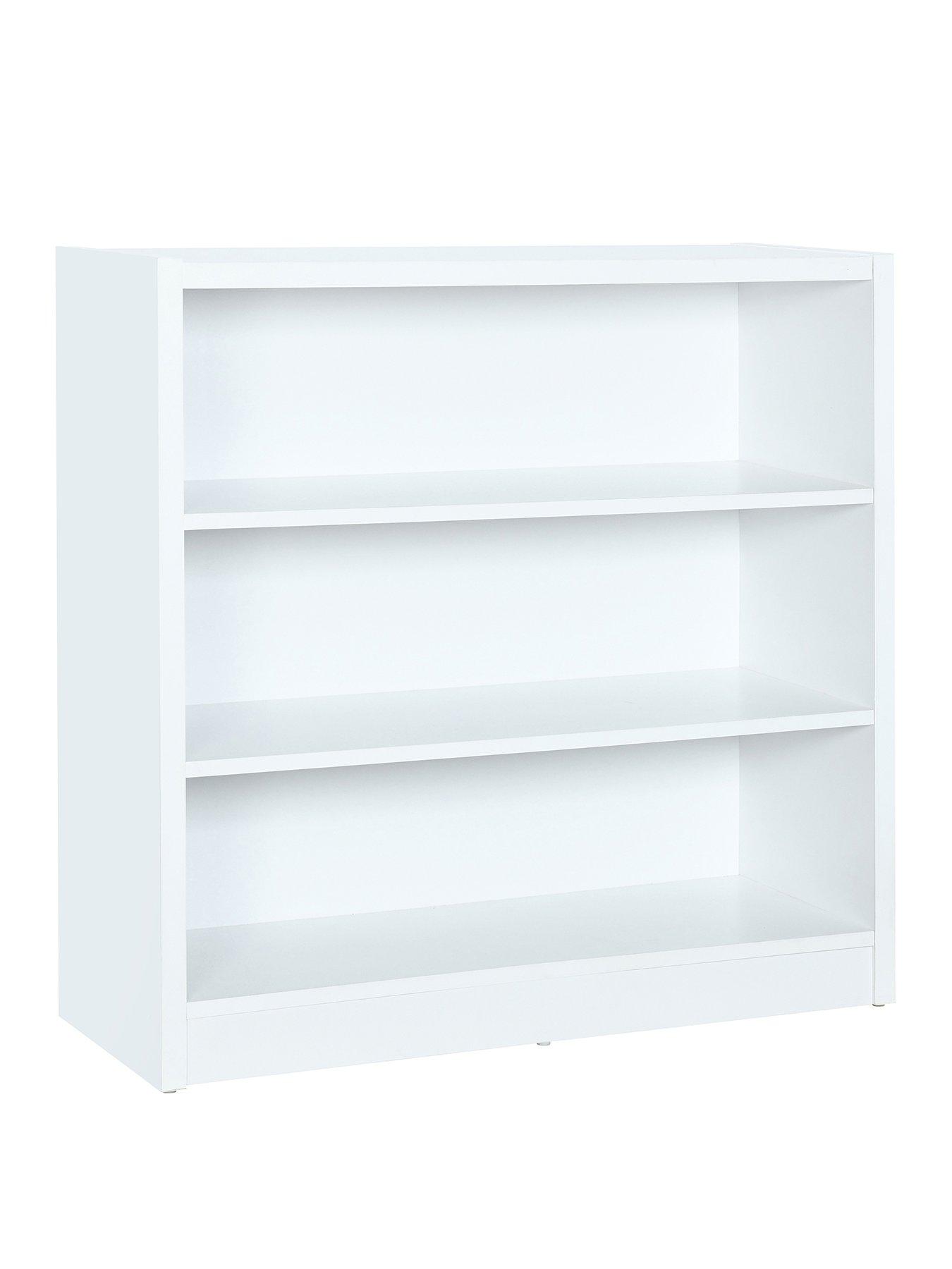 Image 3 of 6 of The Very Collection Metro Small Wide Bookcase - White - FSC&reg; Certified
