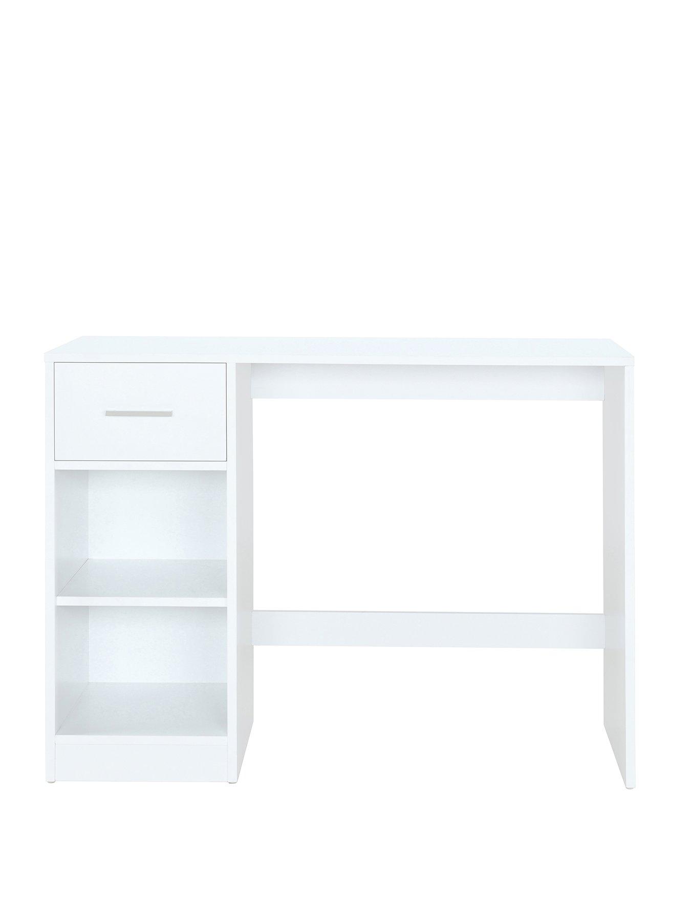 Very white store desk