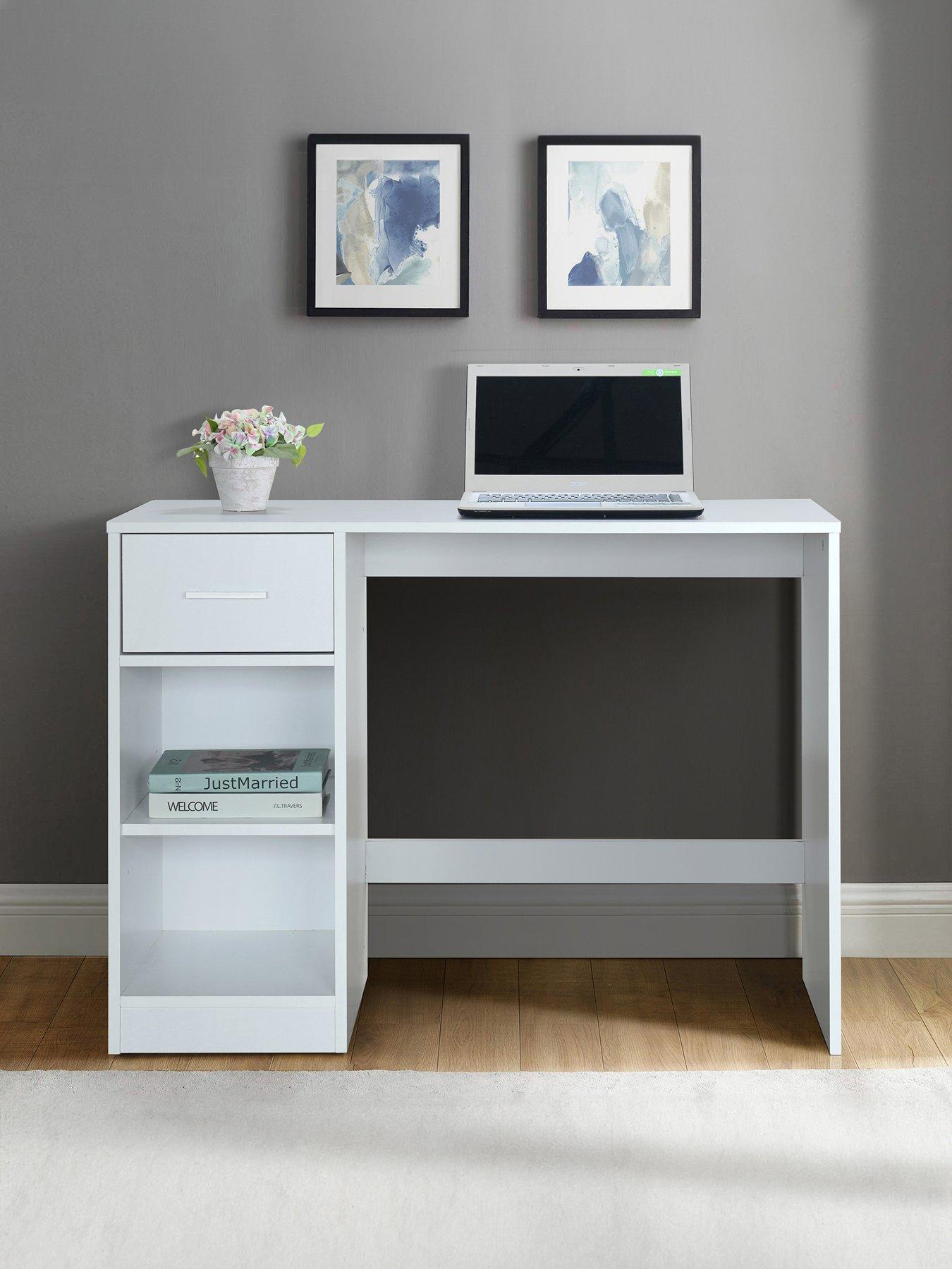 Image 4 of 6 of The Very Collection Metro Desk - White - FSC&reg; Certified