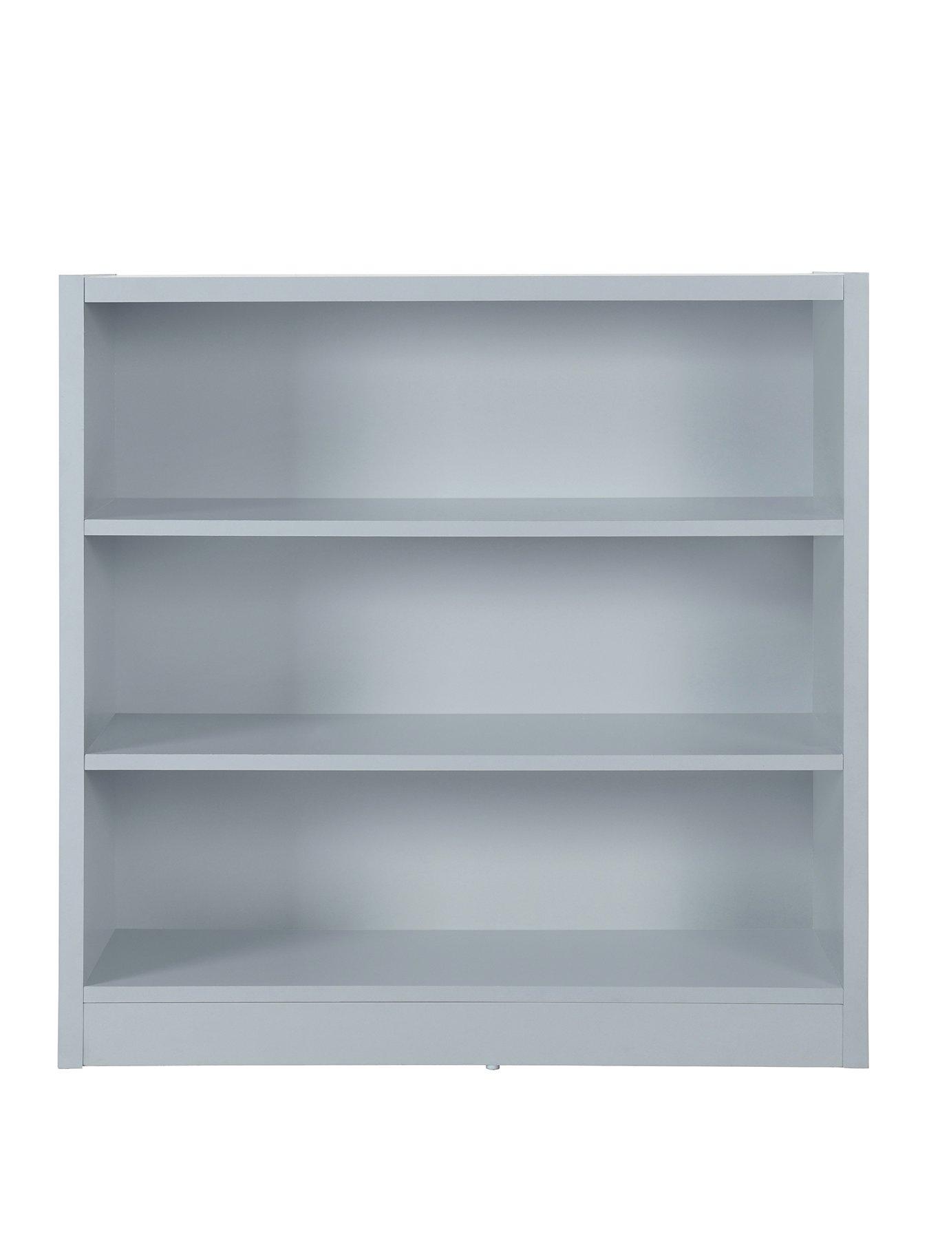 Image 2 of 6 of The Very Collection Metro Small Wide Bookcase - Grey - FSC&reg; Certified