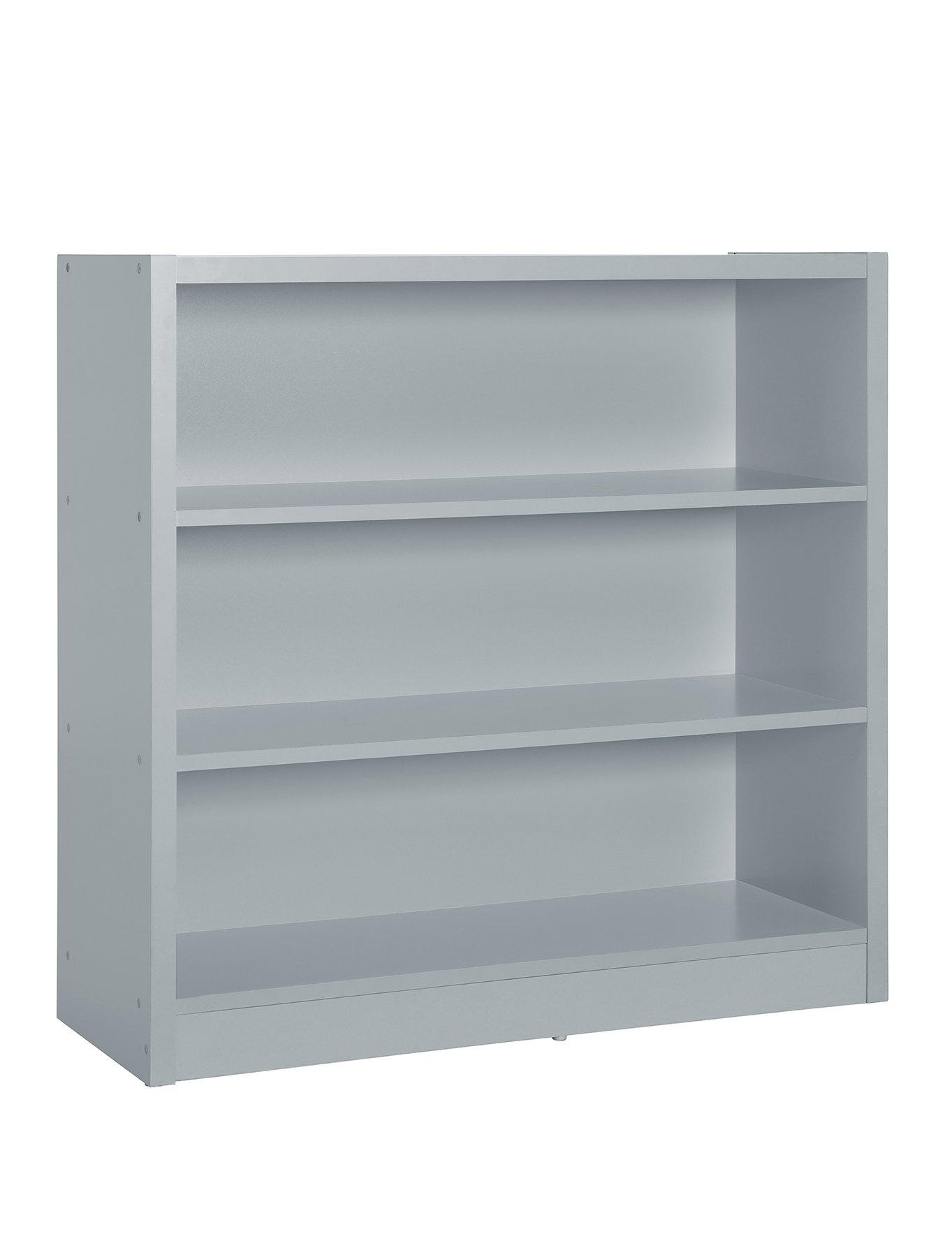 Image 3 of 6 of The Very Collection Metro Small Wide Bookcase - Grey - FSC&reg; Certified