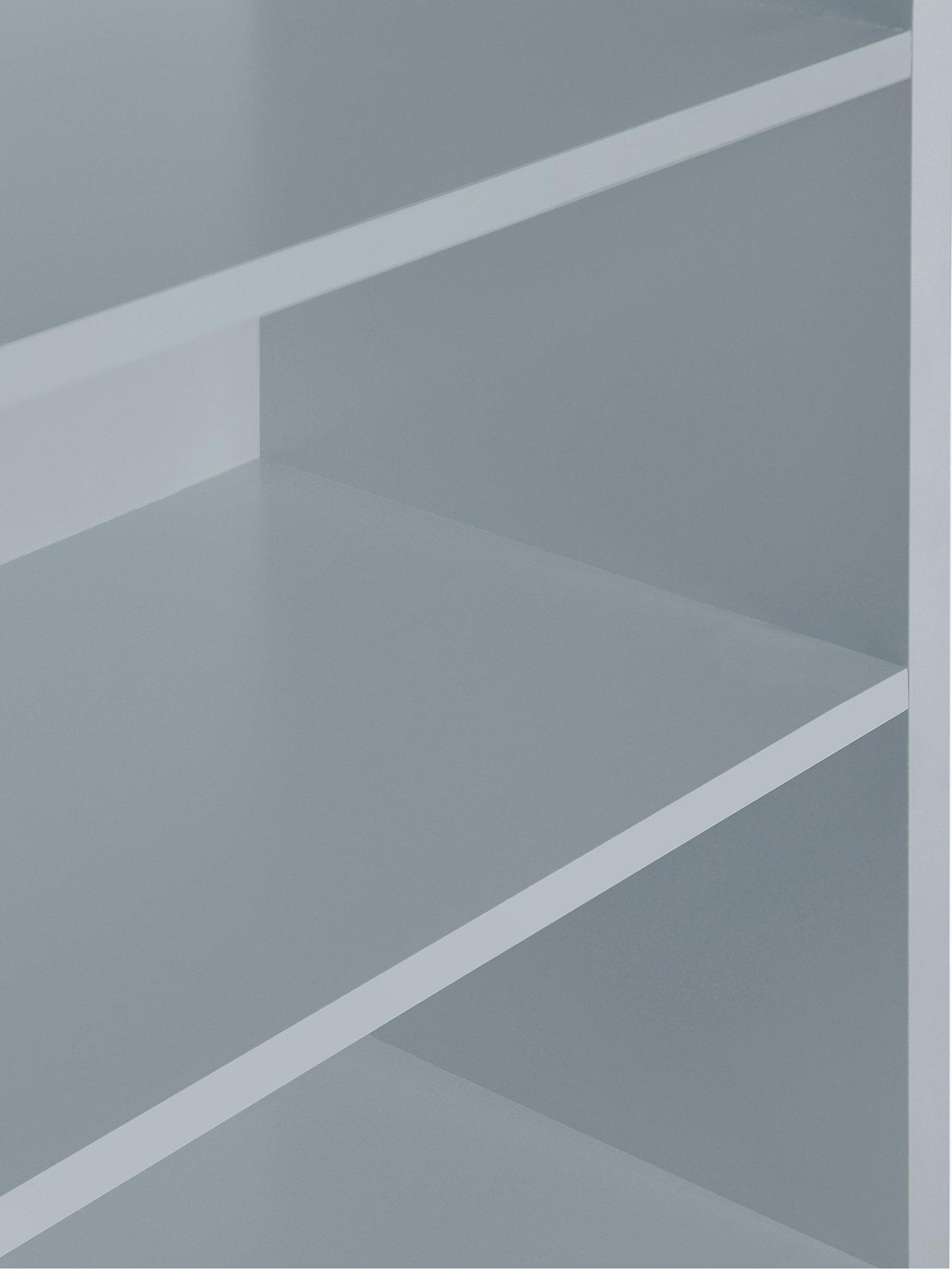 Image 5 of 6 of The Very Collection Metro Small Wide Bookcase - Grey - FSC&reg; Certified