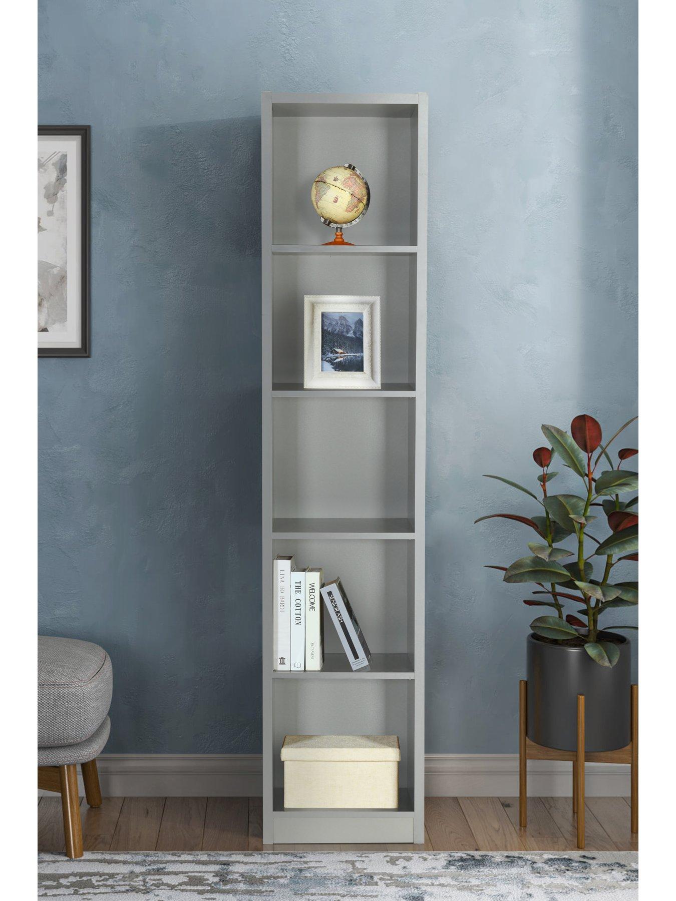 Image 1 of 6 of The Very Collection Metro Tall Bookcase - Grey - FSC&reg; Certified