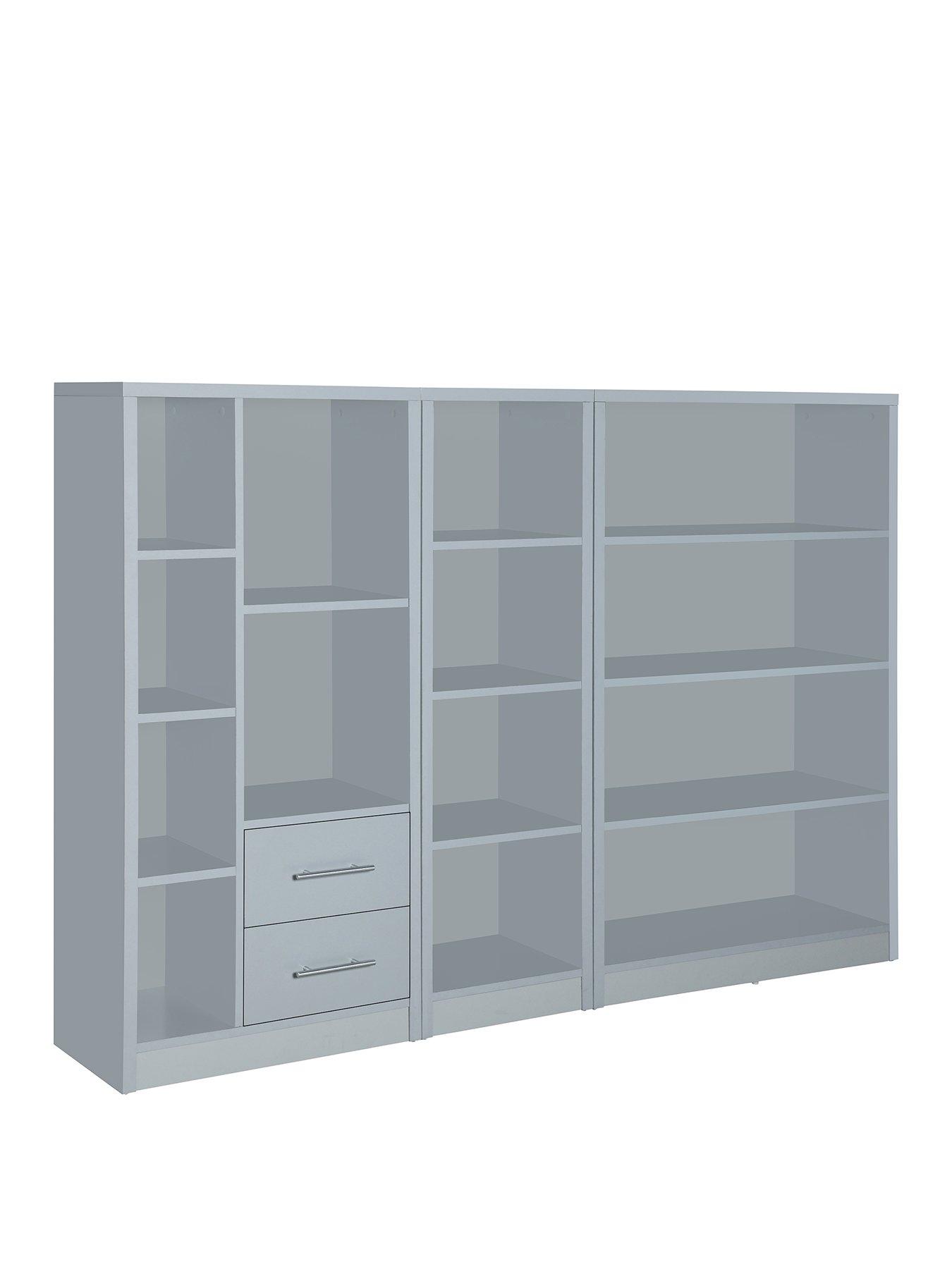 very-home-metro-3-piece-storage-bookcase-package-greynbsp--fscreg-certifiedback