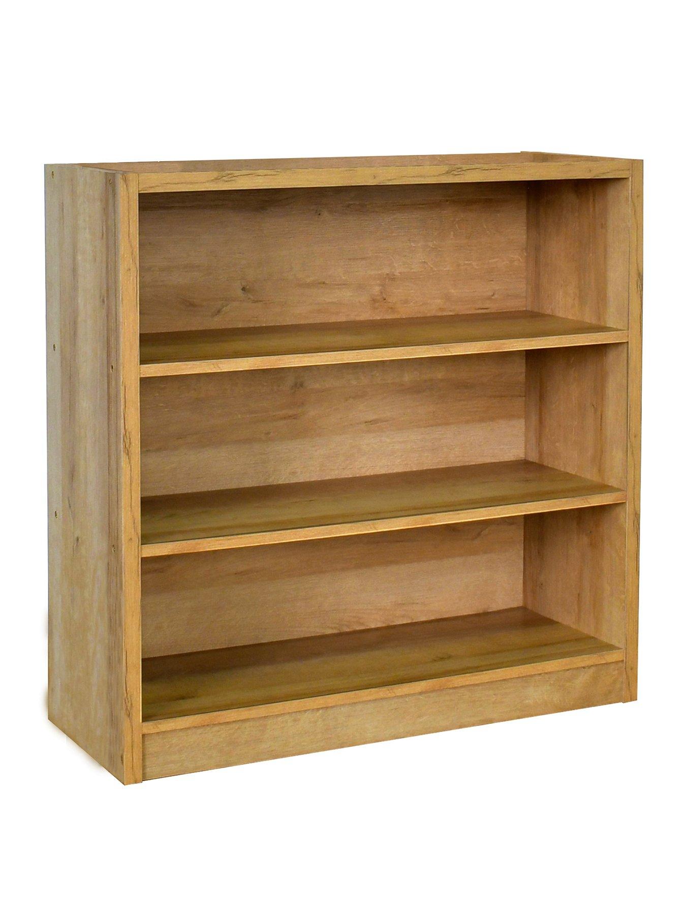 Image 3 of 6 of The Very Collection Metro Small Wide Bookcase - Oak - FSC&reg; Certified