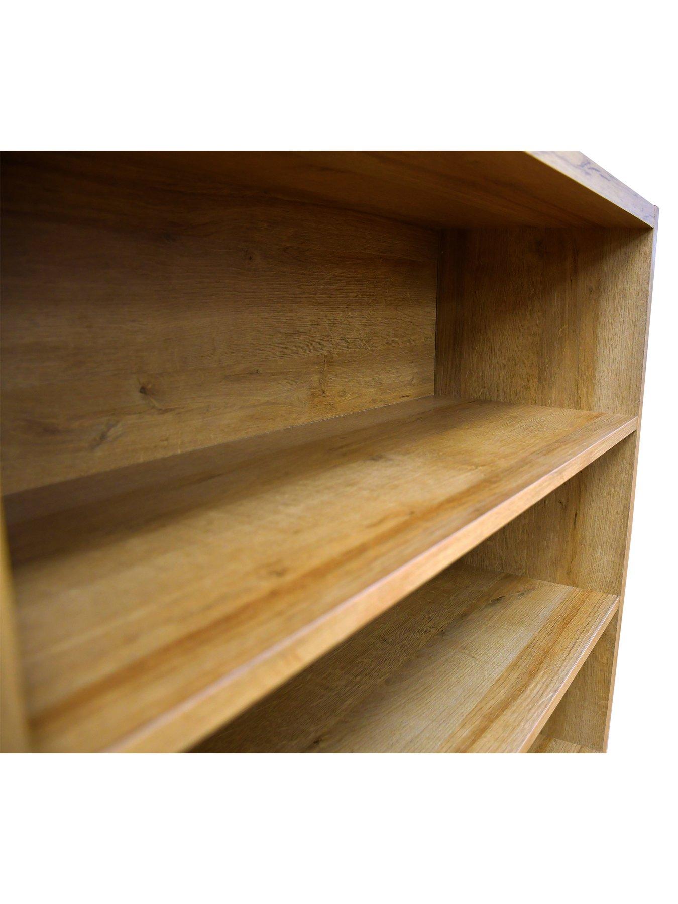 Image 5 of 6 of The Very Collection Metro Small Wide Bookcase - Oak - FSC&reg; Certified