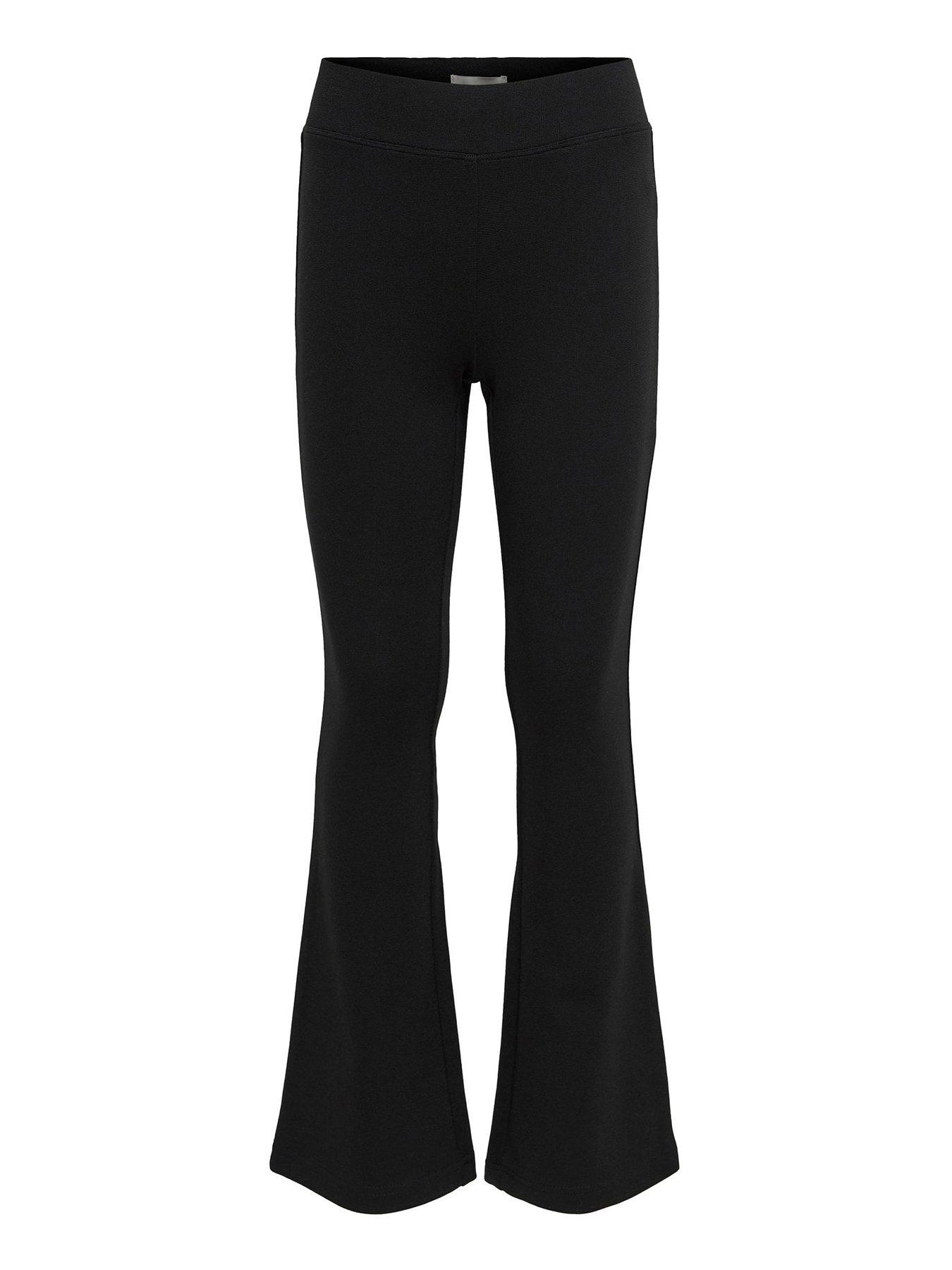 only-kids-girls-flared-trousers-black