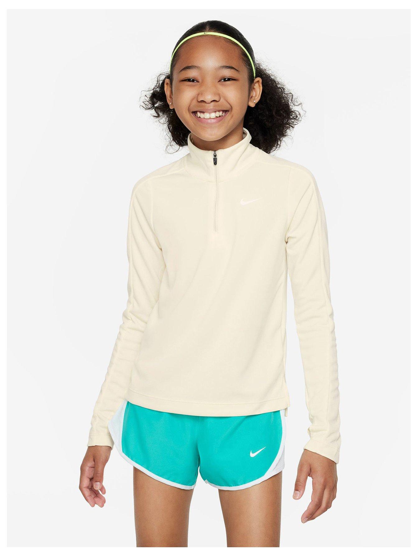 Girls nike half online zip top