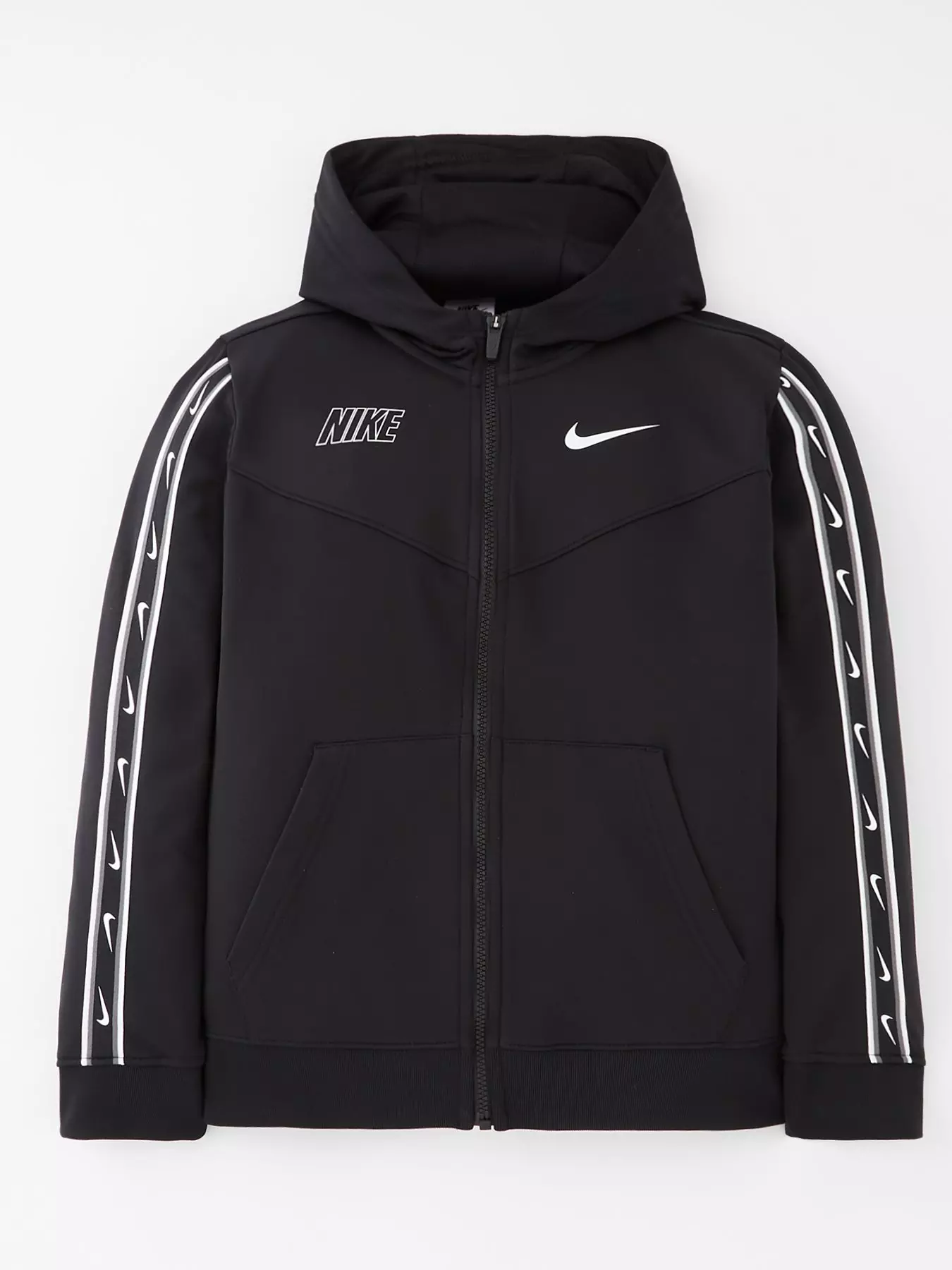 Nike Younger Fleece Pullover Hoodie And Joggers 2-Piece Set - Black/Grey