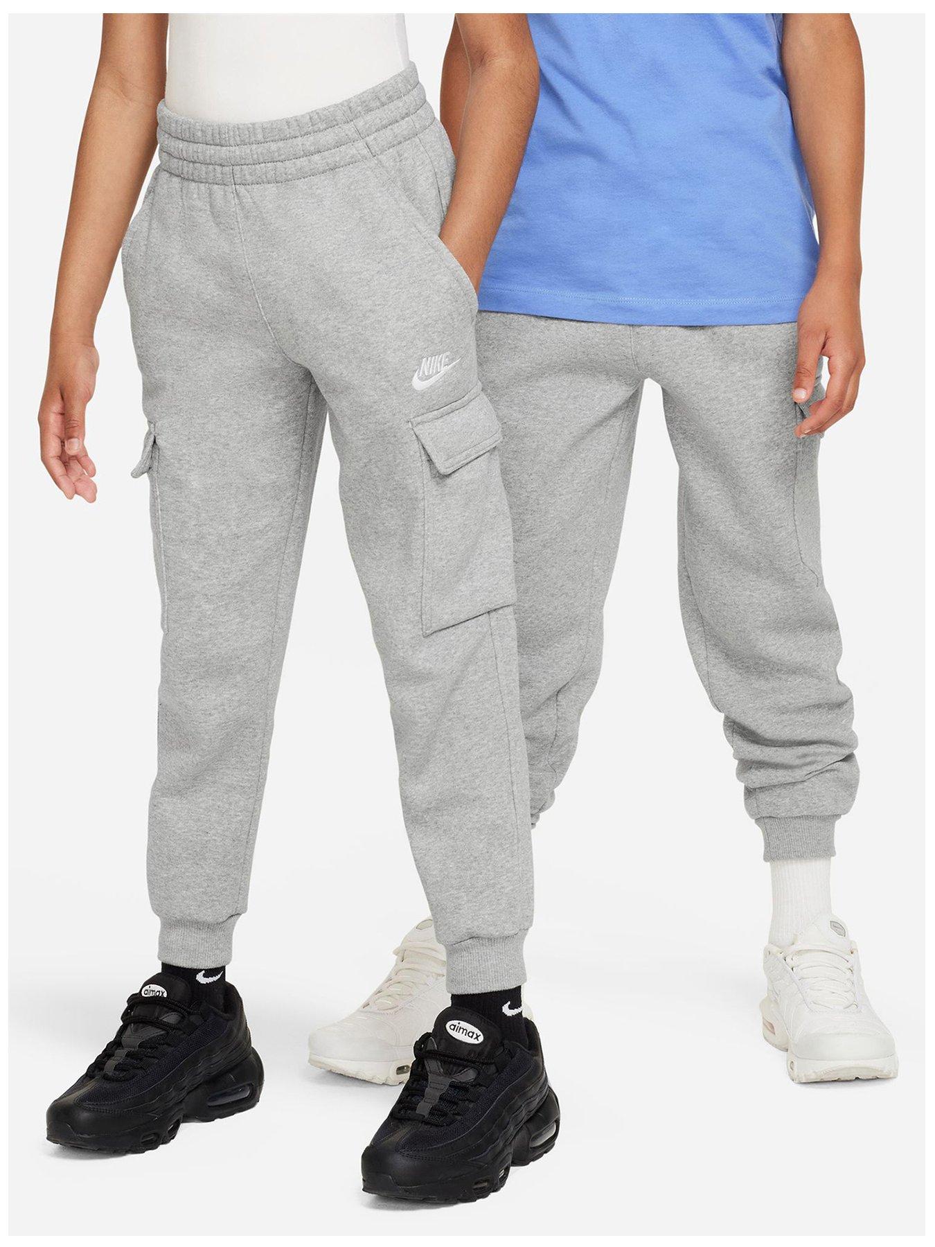 Nike Older Unisex Club Fleece Cargo Pant - Dark Grey