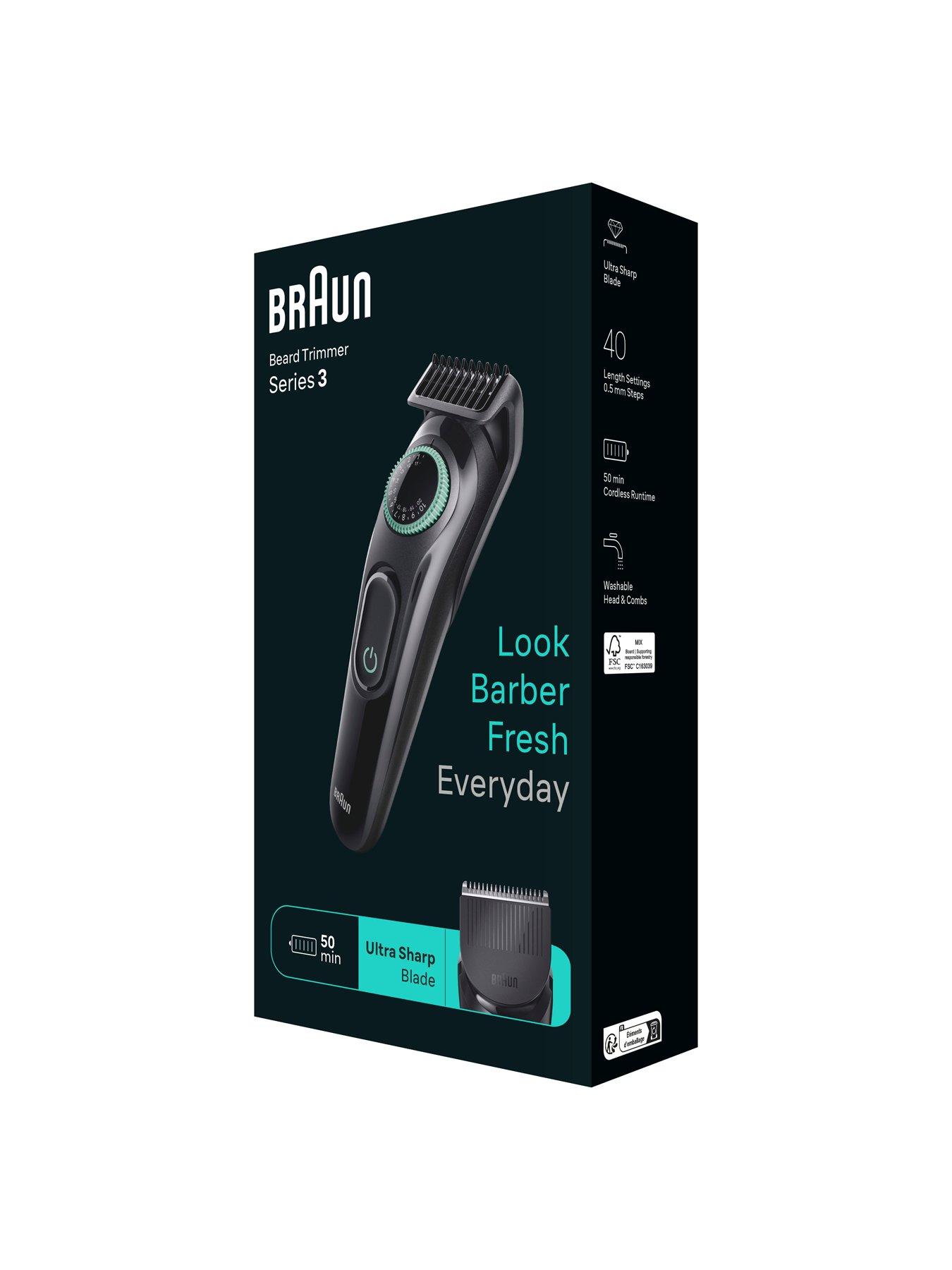 Image 7 of 7 of Braun Braun Beard Trimmer Series 3 BT3411, Trimmer For Men With 50-min Runtime