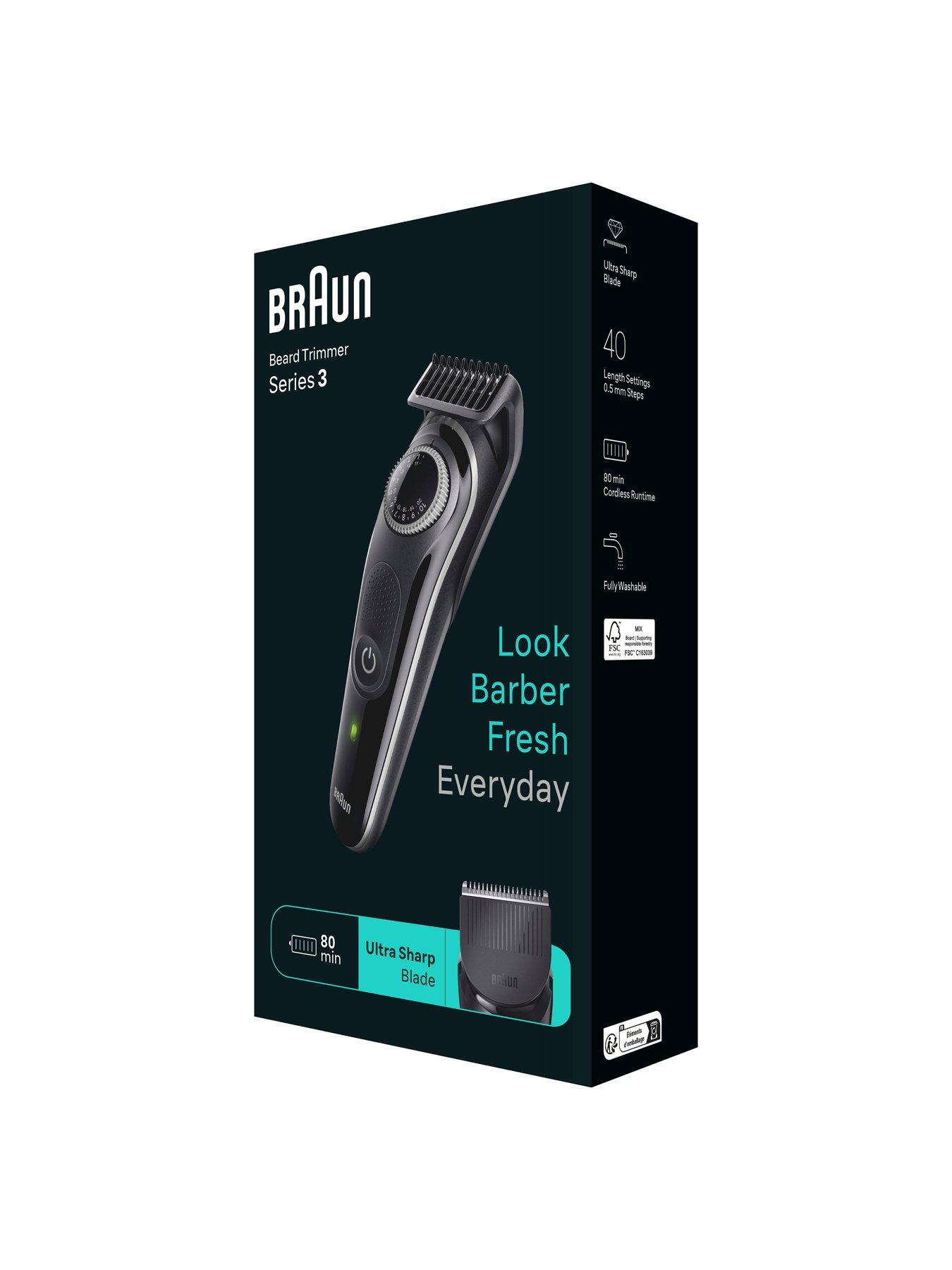 Image 7 of 7 of Braun Braun Beard Trimmer Series 3 BT3440, Trimmer For Men With 80-min Runtime