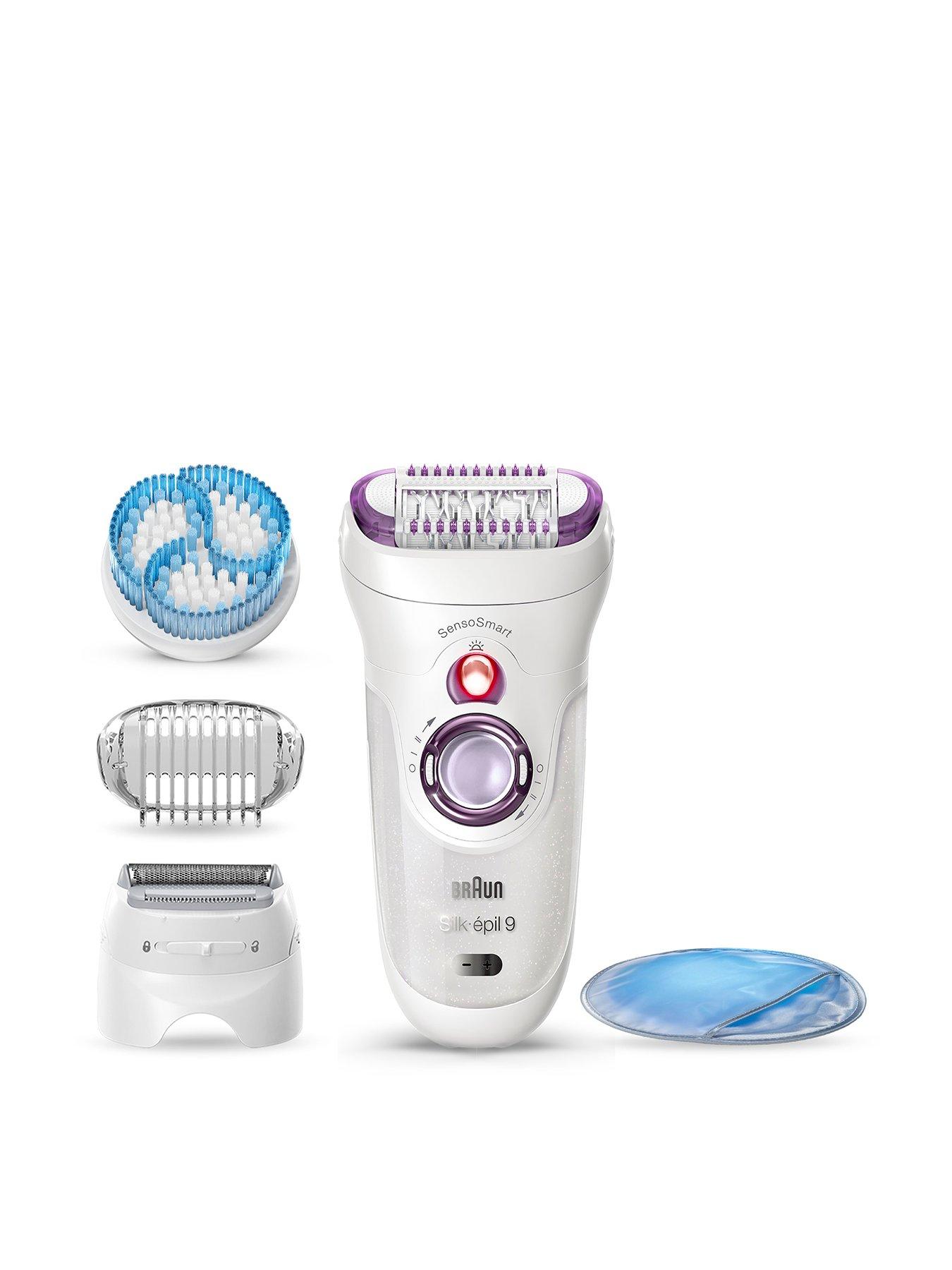 Braun Silk-Epil 9 ,Wet and Dry Epilator with 8 extras included Braun  FaceSpa - eXtra