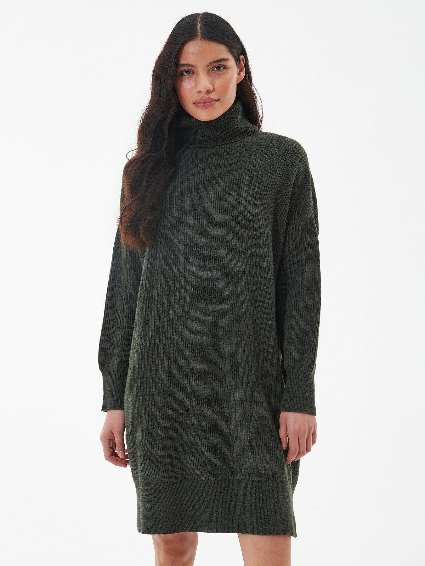Barbour dress Green on sale