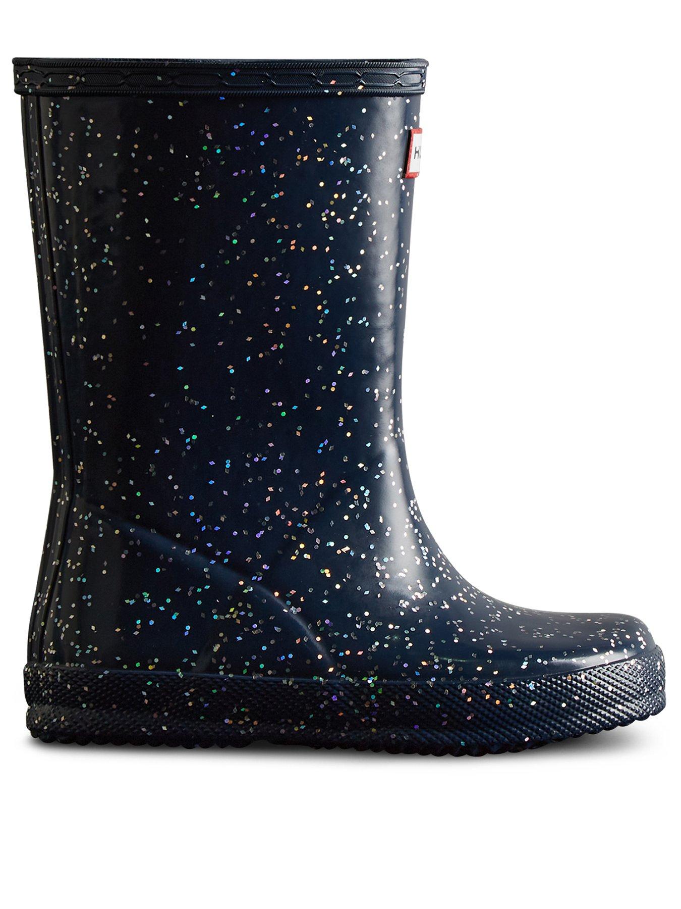 Hunter Original Tall Nebula Wellington Boots - Blue