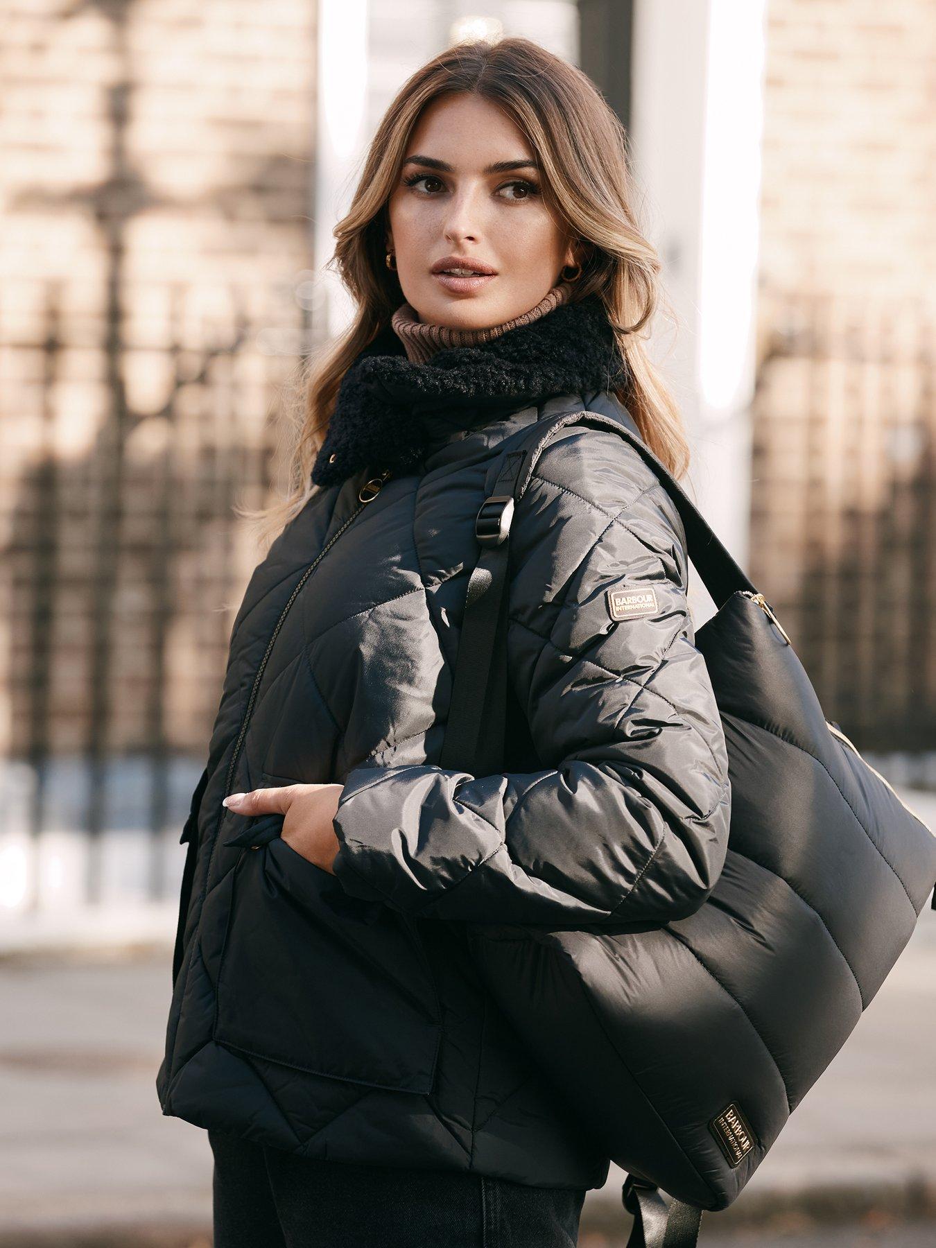 Quilted Coat Black