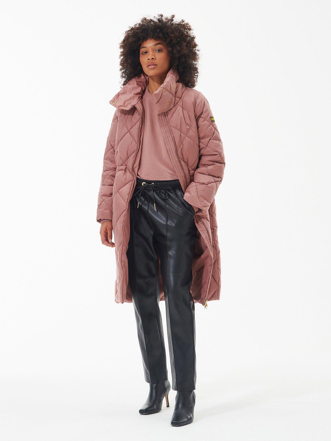 Barbour pink coat hotsell