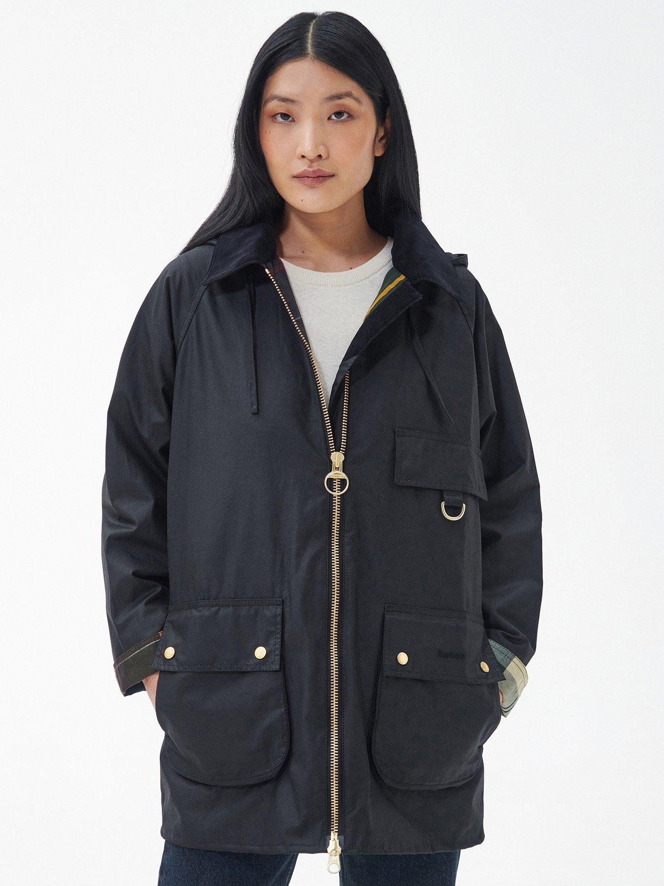 Barbour highclere discount wax jacket navy