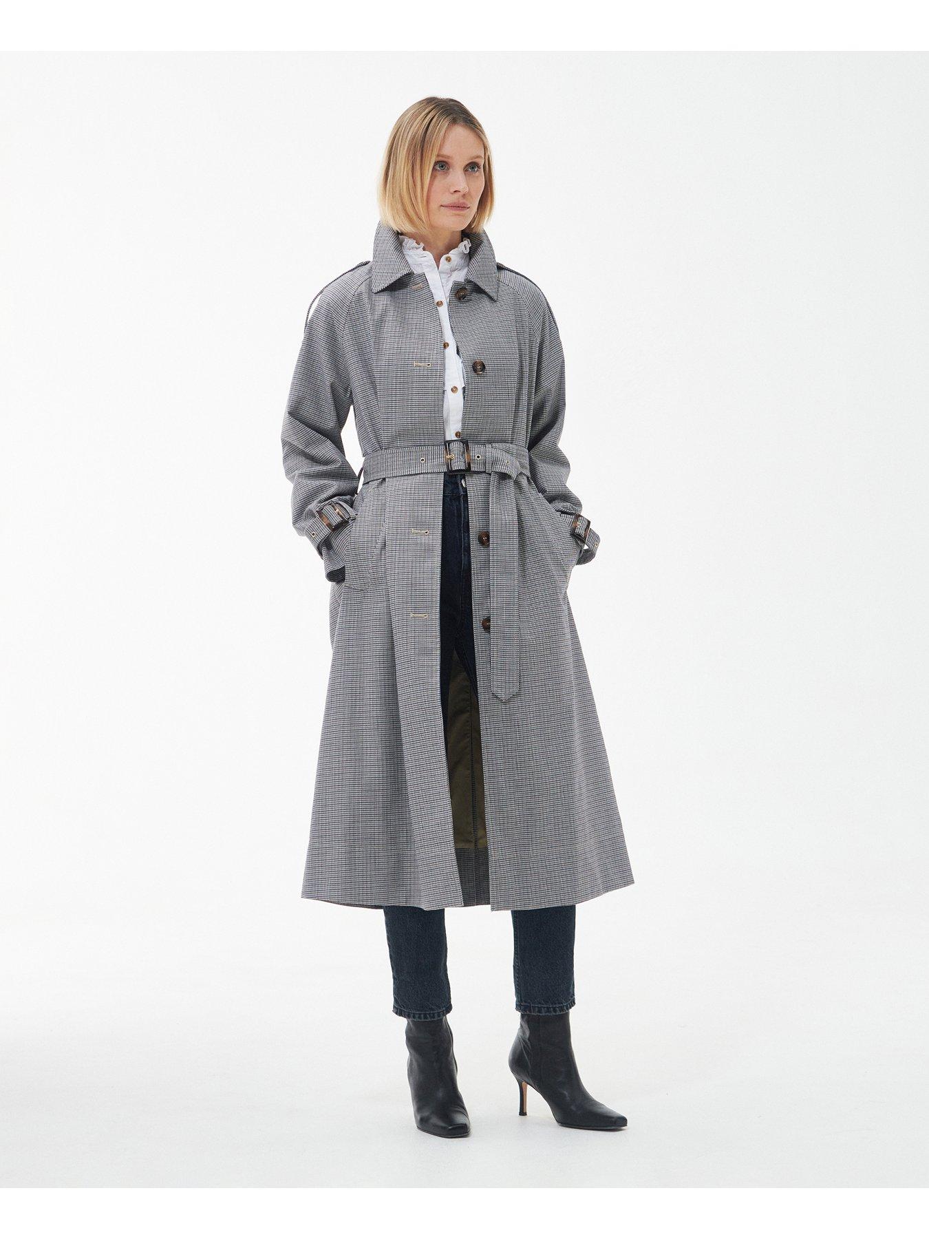 Showerproof trench clearance coat