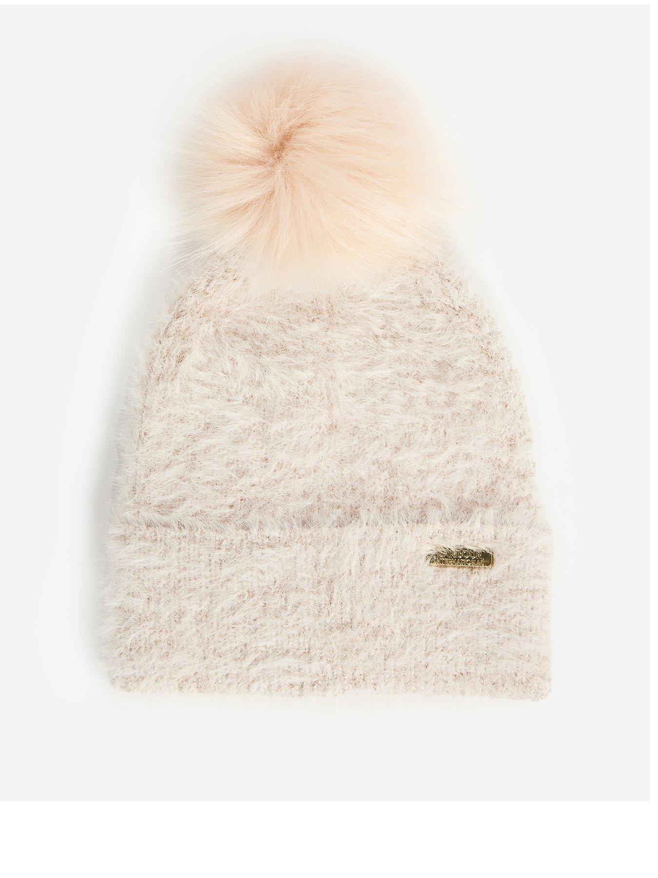 barbour international knitted bobble hat exclusive