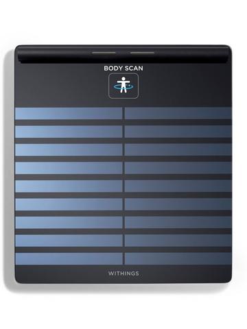 Withings Complete Body Composition Analysis Wi-Fi Smart Scale with LCD  Color Screen - Black