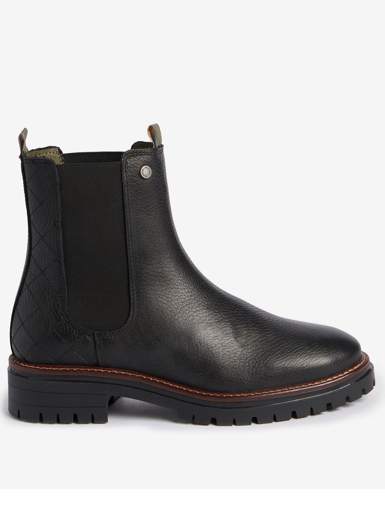 Image 1 of 6 of Barbour Evie Chelsea Boot - Black