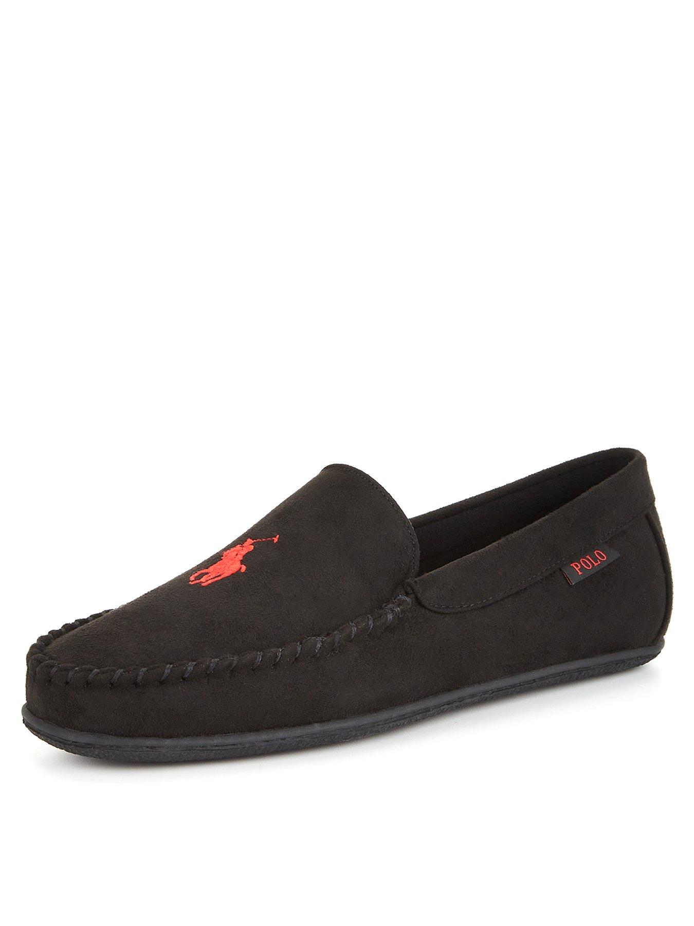 Black hotsell polo slippers