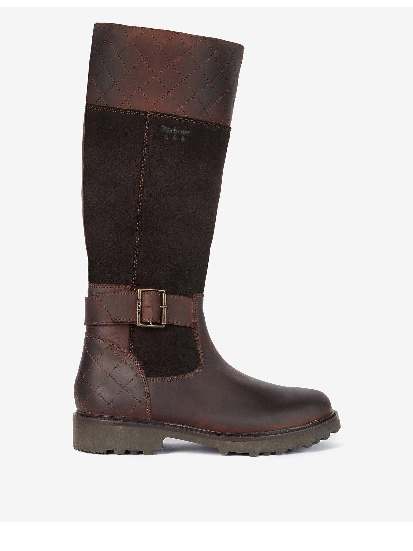 Brown knee high boots ireland sale