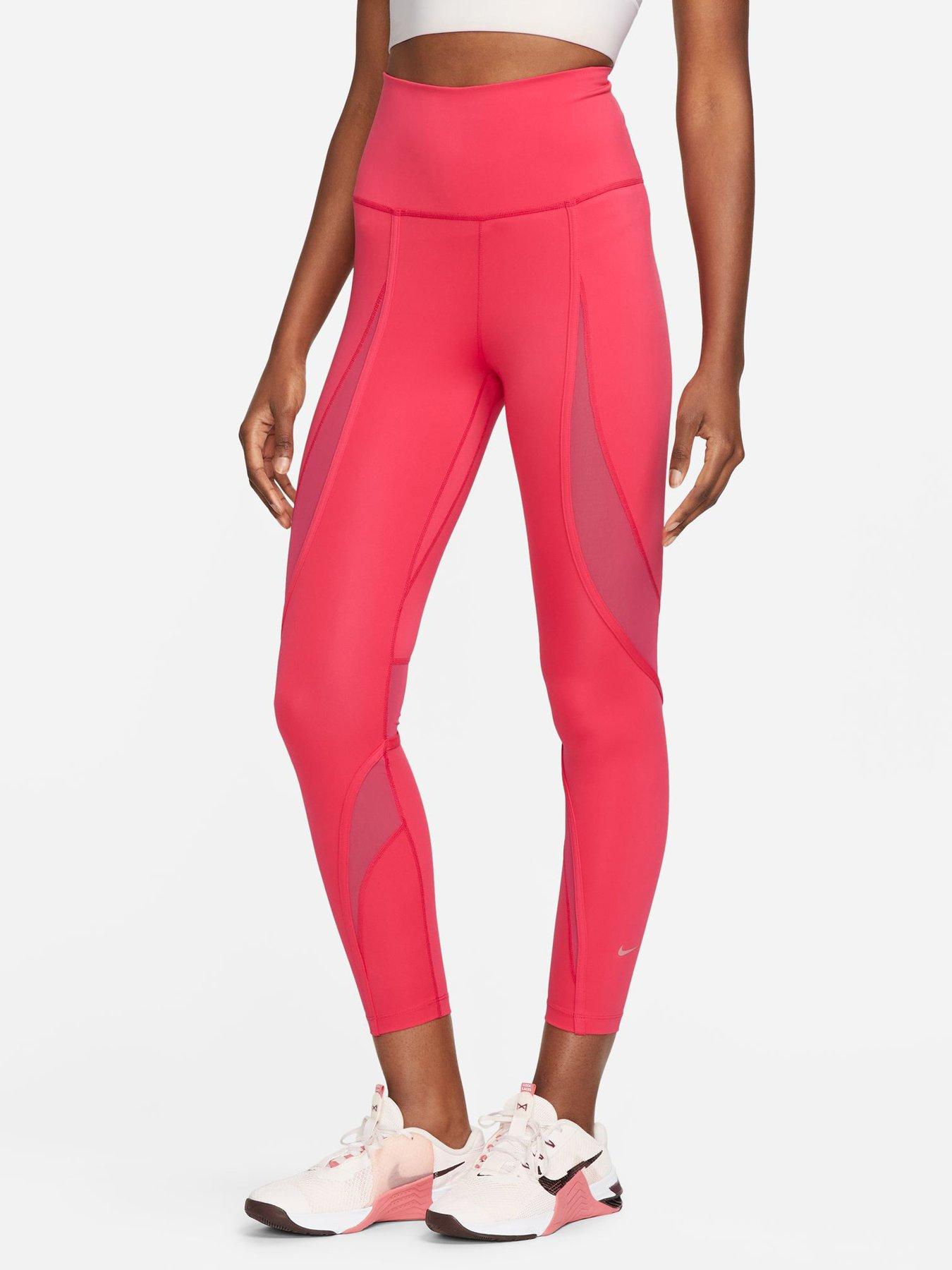 Nike Womens Running Mid-rise Pocket Leggings - Blue