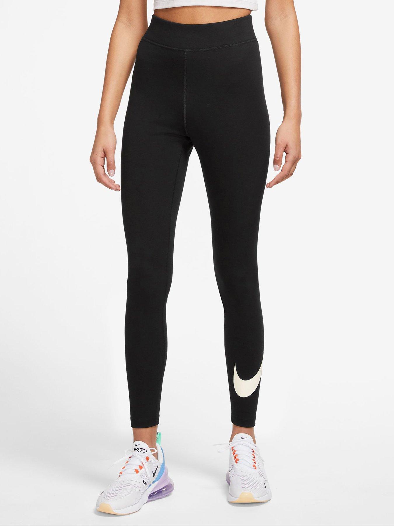 Nike Sportswear Classics High-Waisted Graphic Leggings - Black