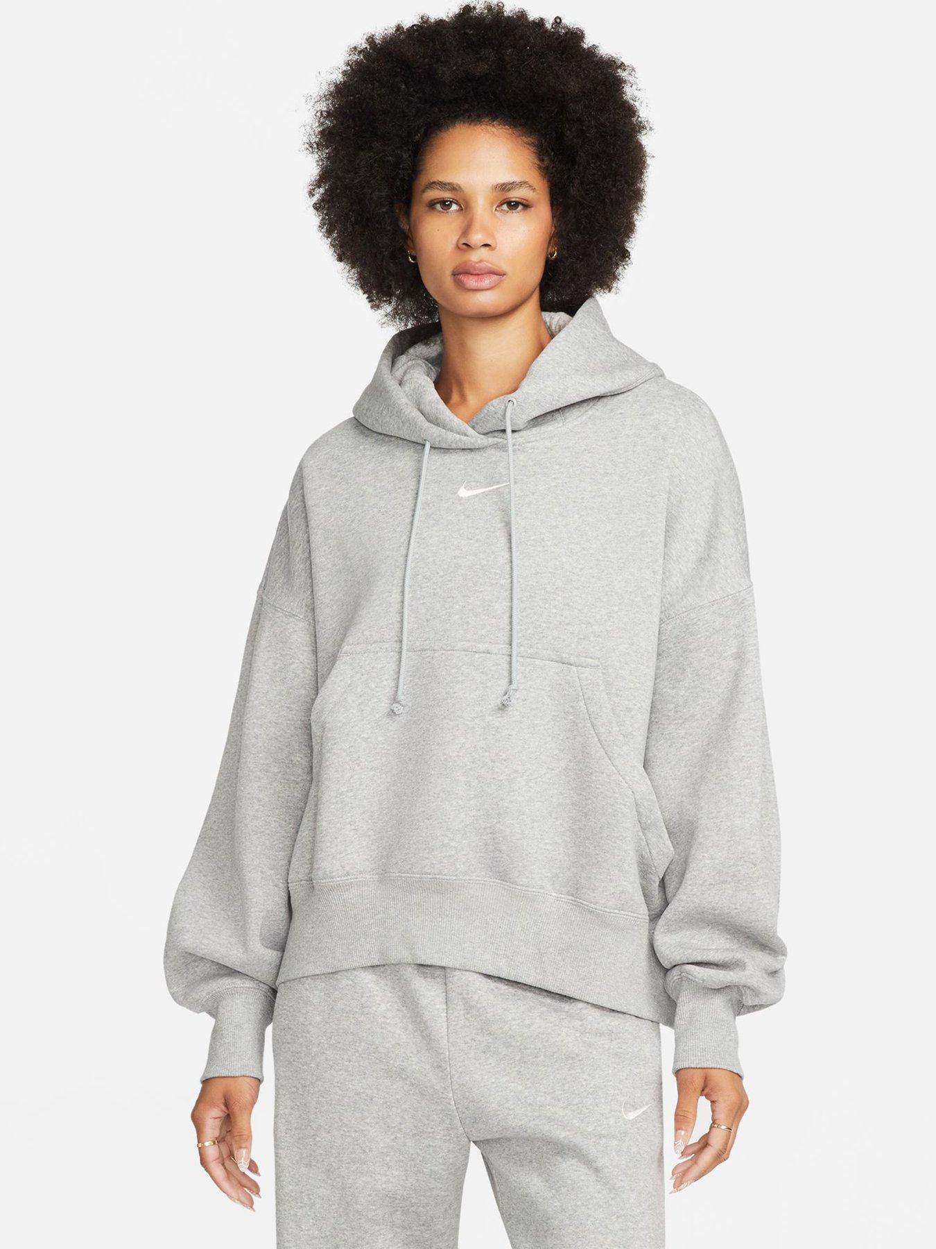 Nike Sportswear Phoenix Fleece Women's Over-Oversized Pullover Hoodie -  Grey