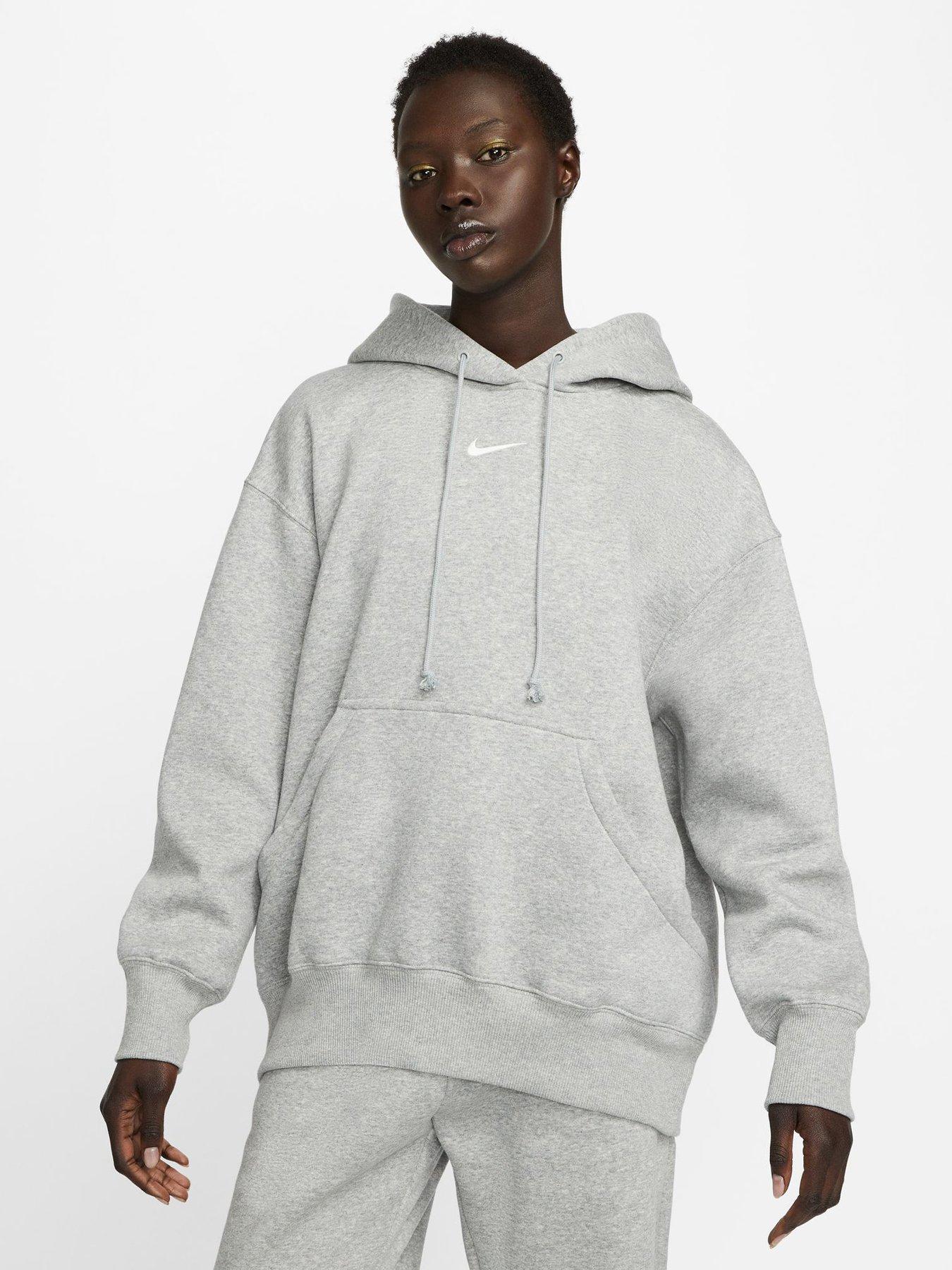 Nike Sportswear Phoenix Fleece Women's Over-Oversized Pullover Hoodie -  Grey